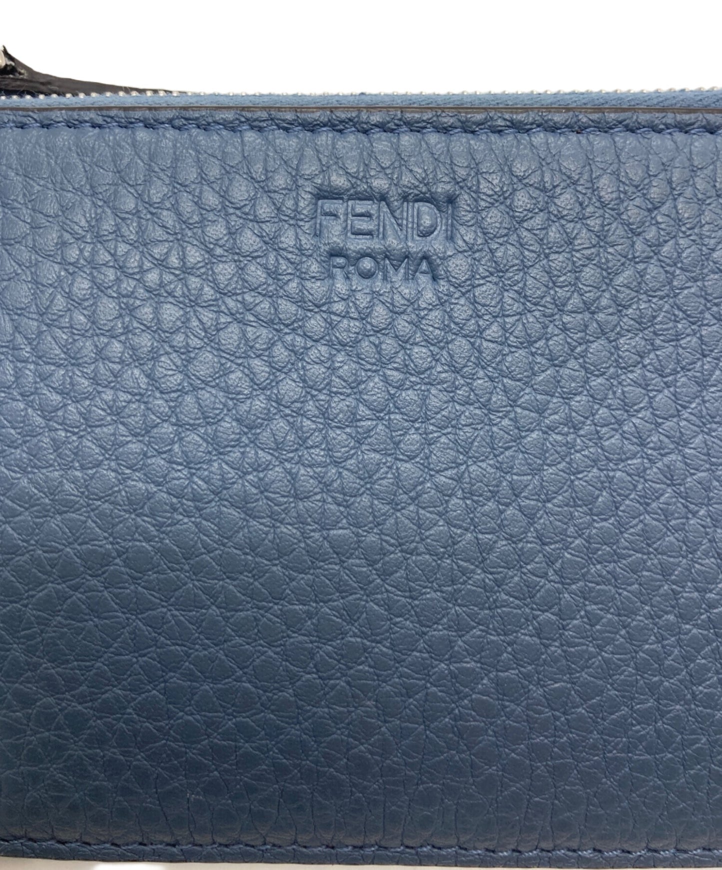 [Pre-owned] FENDI Peekaboo leather key case 8AP161 A91B