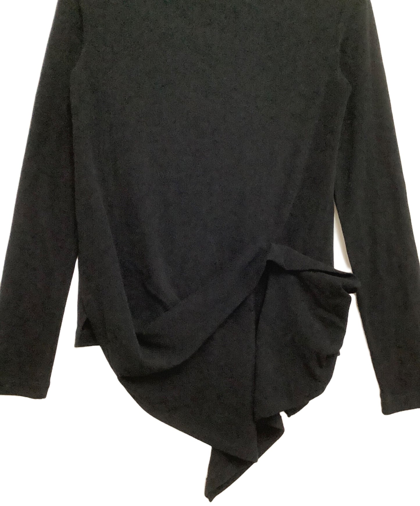 [Pre-owned] Y's 24SS 60/HARD TWIST PONTE SIDE FLARE OFF NECK T YO-T39-069