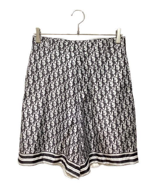 [Pre-owned] Dior 20SS OBLIQUE PIXEL BERMUDA SHORTS / Oblique silk half pants 013C121A4751