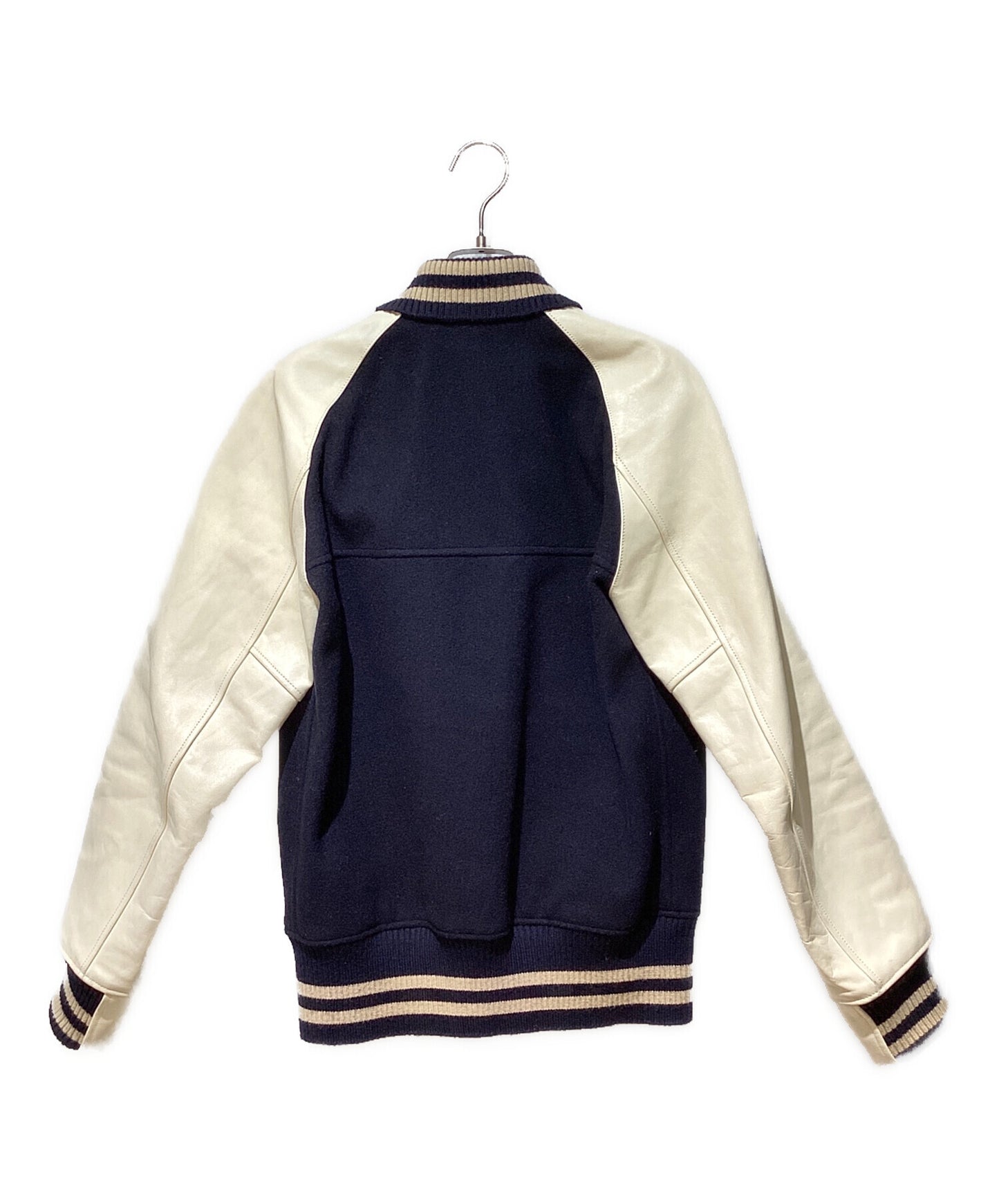 [Pre-owned] eYe COMME des GARCONS JUNYAWATANABE MAN ×JOHNSON LEATHERS Stadium jacket/leather jacket WH-J901