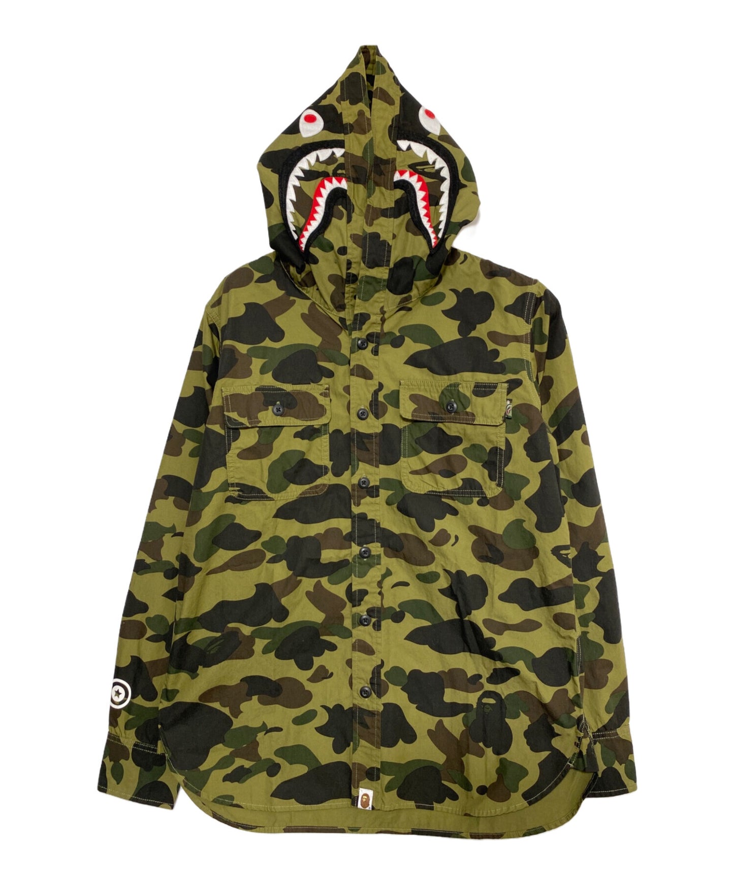 [Pre-owned] A BATHING APE hooded shirt 001SHH301010X