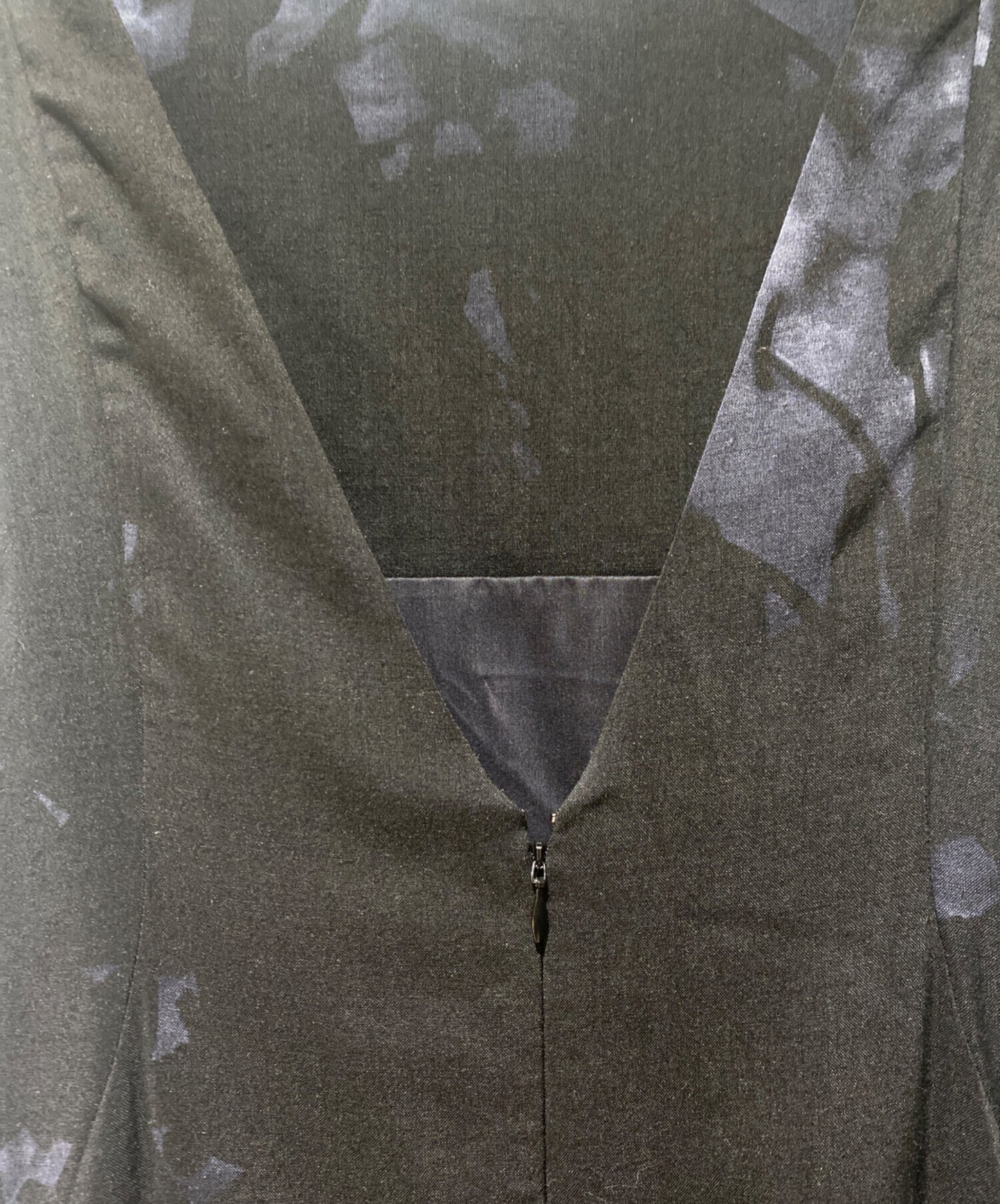 [Pre-owned] Y's WOOL FLOWER SHADOW PRINT DRESS YC-D18-128