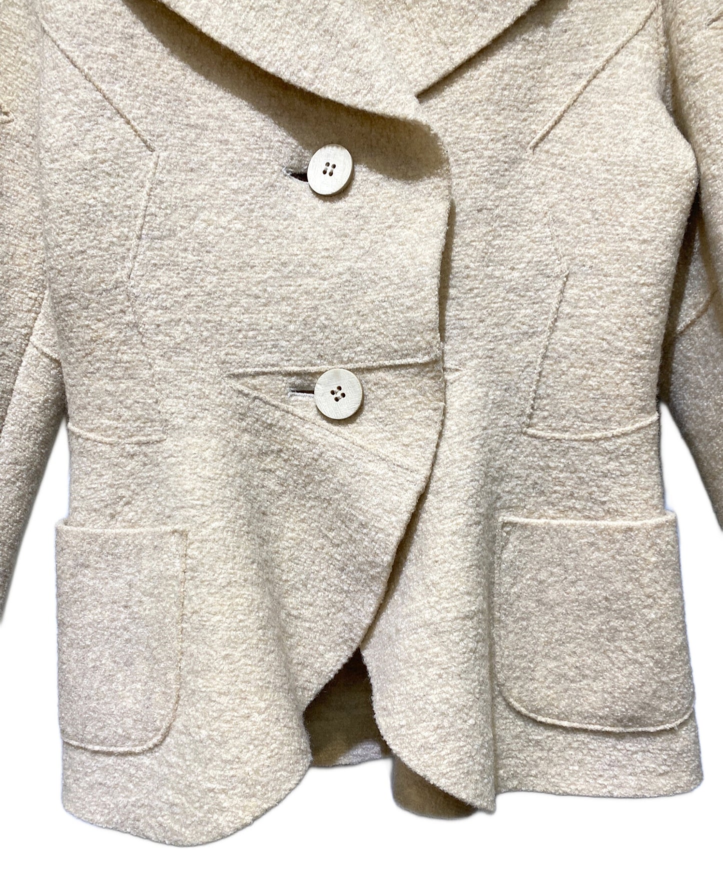 [Pre-owned] ISSEY MIYAKE deformed chester coat IM63-FD006