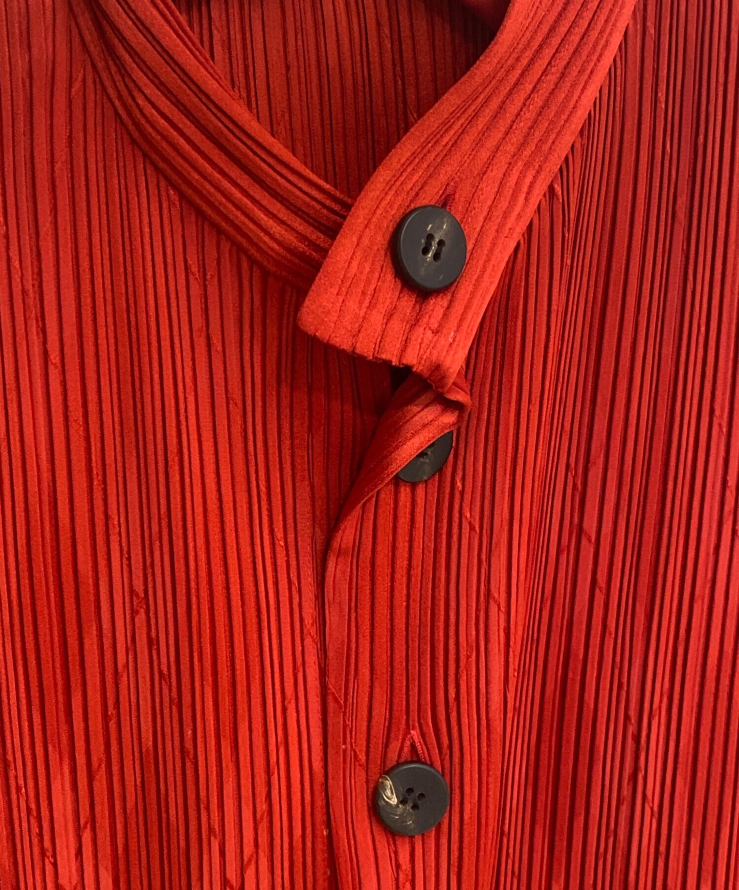 [Pre-owned] ISSEY MIYAKE Pleated Mao collar jacket IM63-FD901