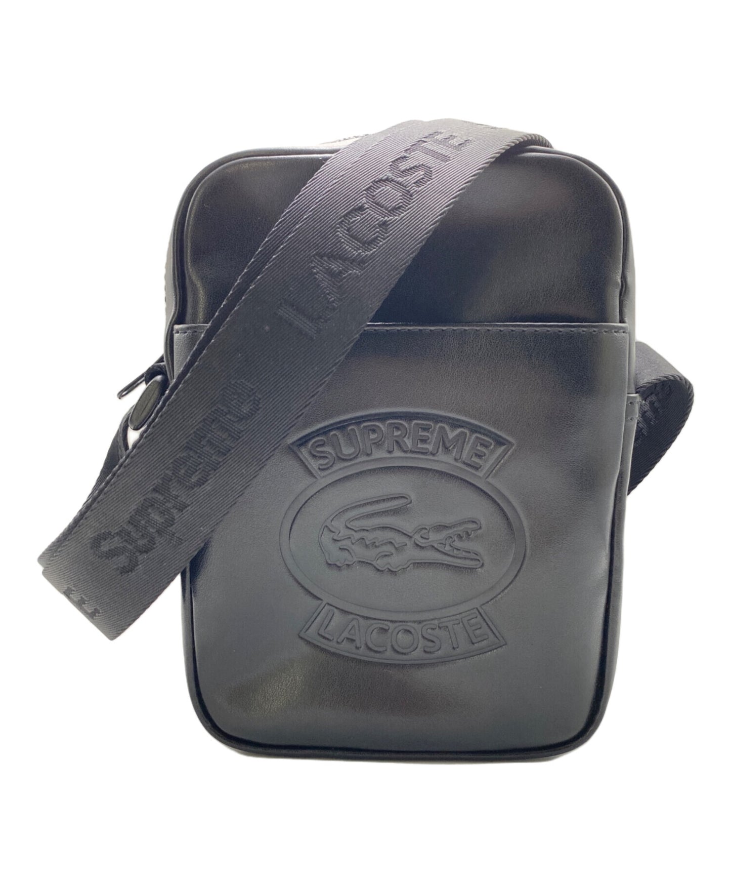 [Pre-owned] SUPREME LACOSTE Leather shoulder bag