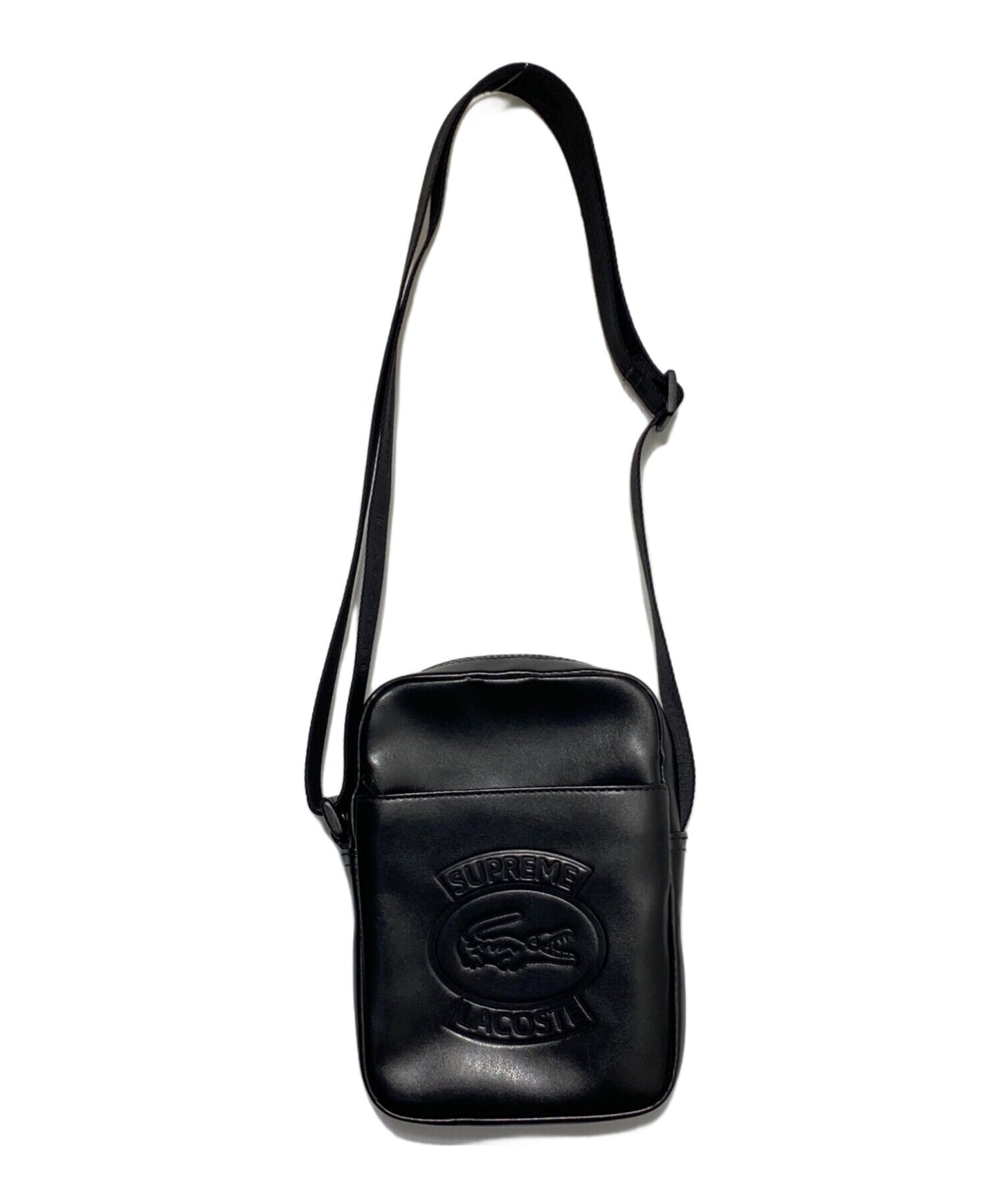[Pre-owned] SUPREME LACOSTE Leather shoulder bag