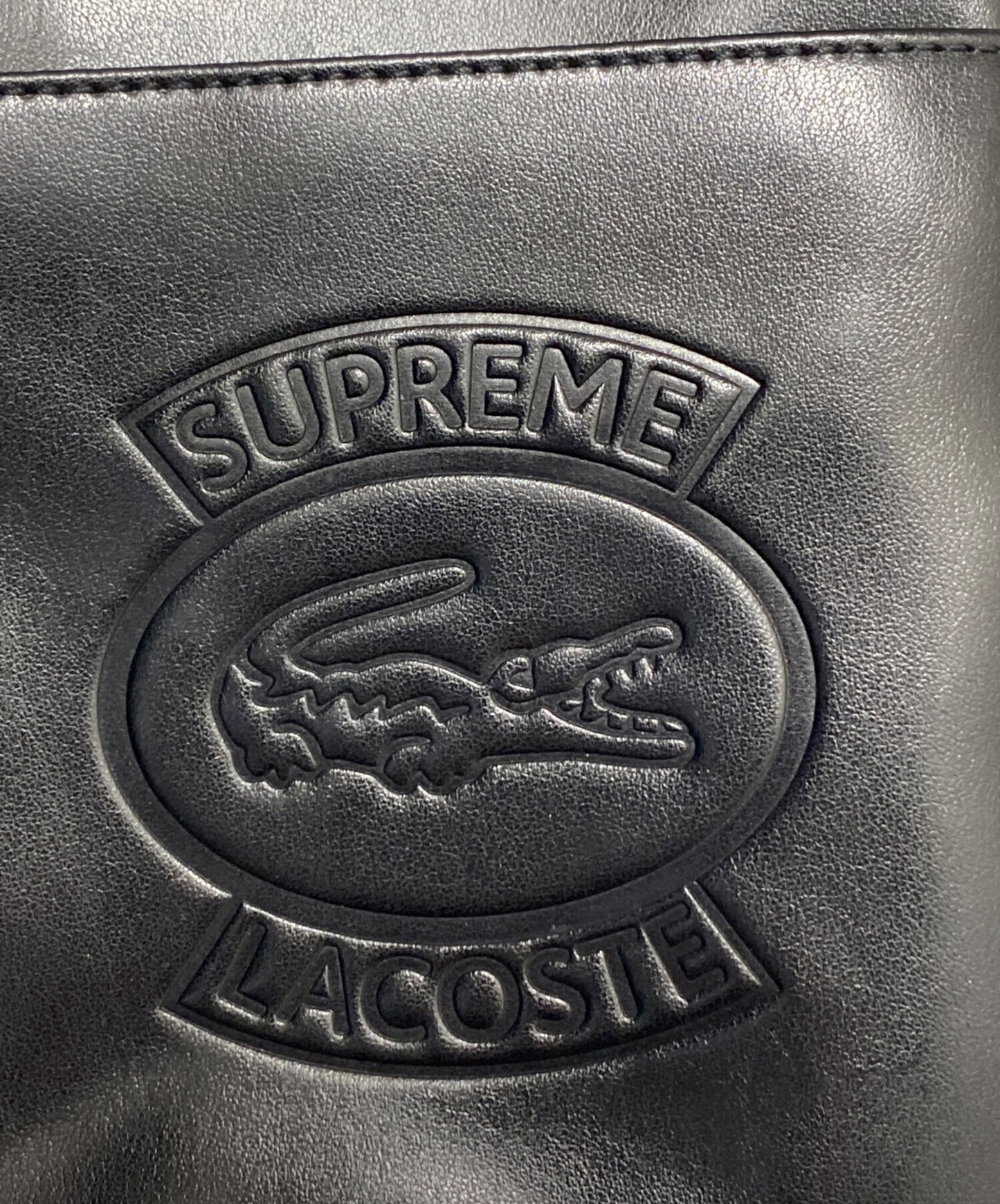 [Pre-owned] SUPREME LACOSTE Leather shoulder bag