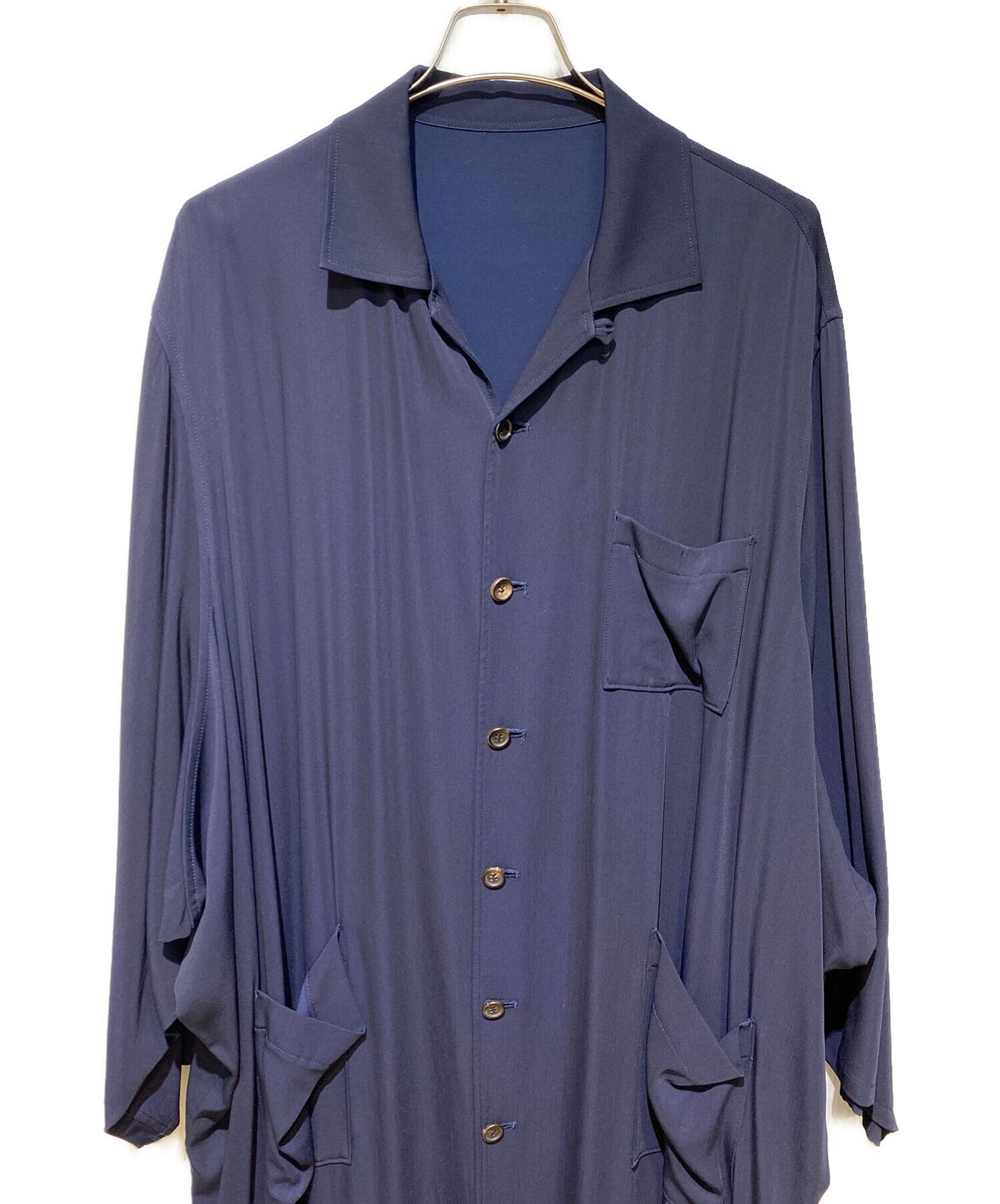 [Pre-owned] Y's 95AW Gabardine long coat YE-D03-200