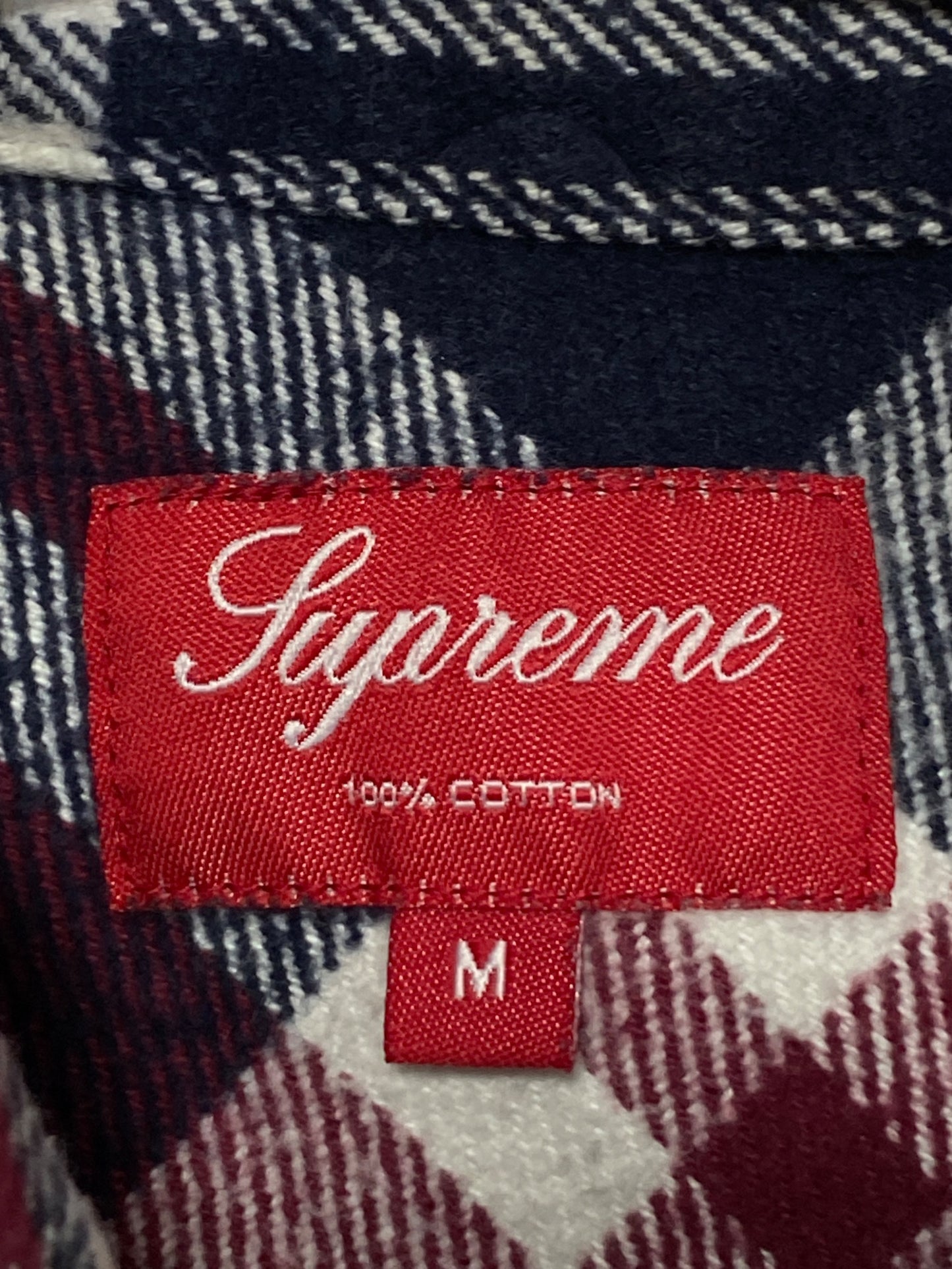 [Pre-owned] SUPREME Heavyweight Plaid Shirt