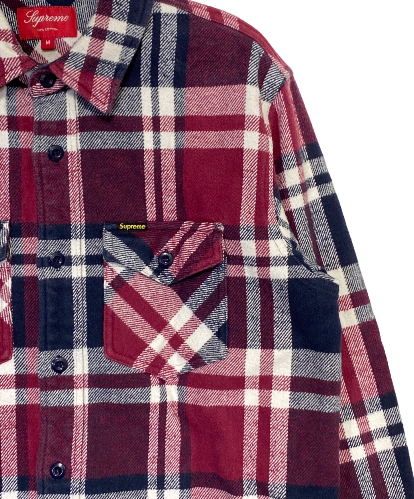 [Pre-owned] SUPREME Heavyweight Plaid Shirt