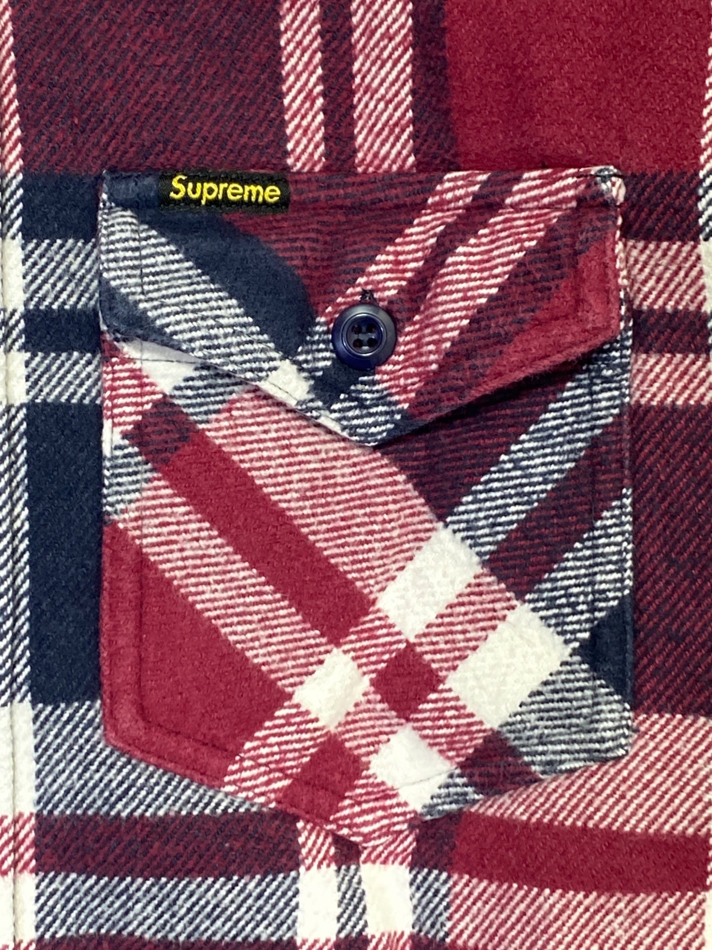 [Pre-owned] SUPREME Heavyweight Plaid Shirt