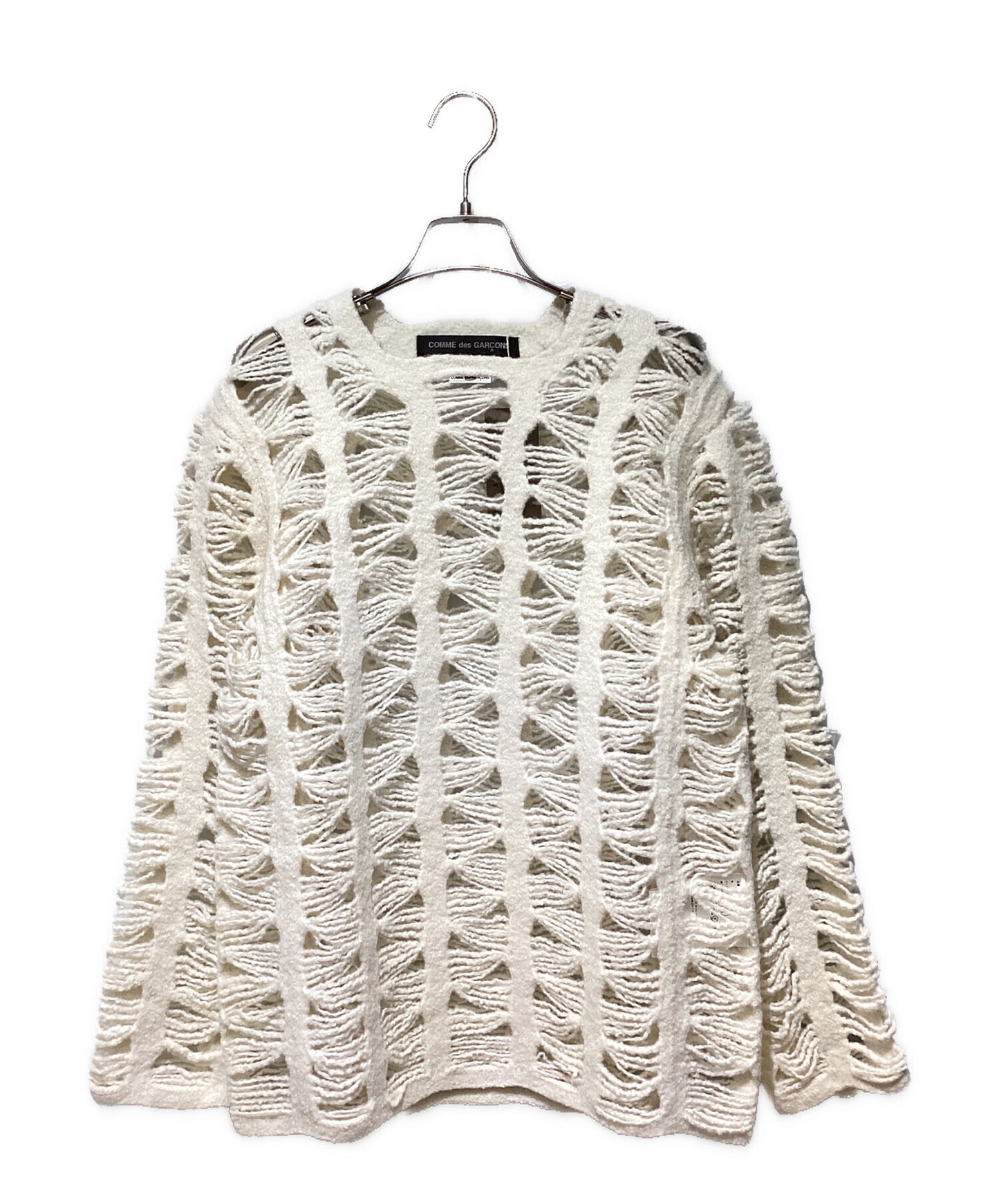 [Pre-owned] COMME des GARCONS HOMME PLUS 24AW Damage design knit sweater PN-N013