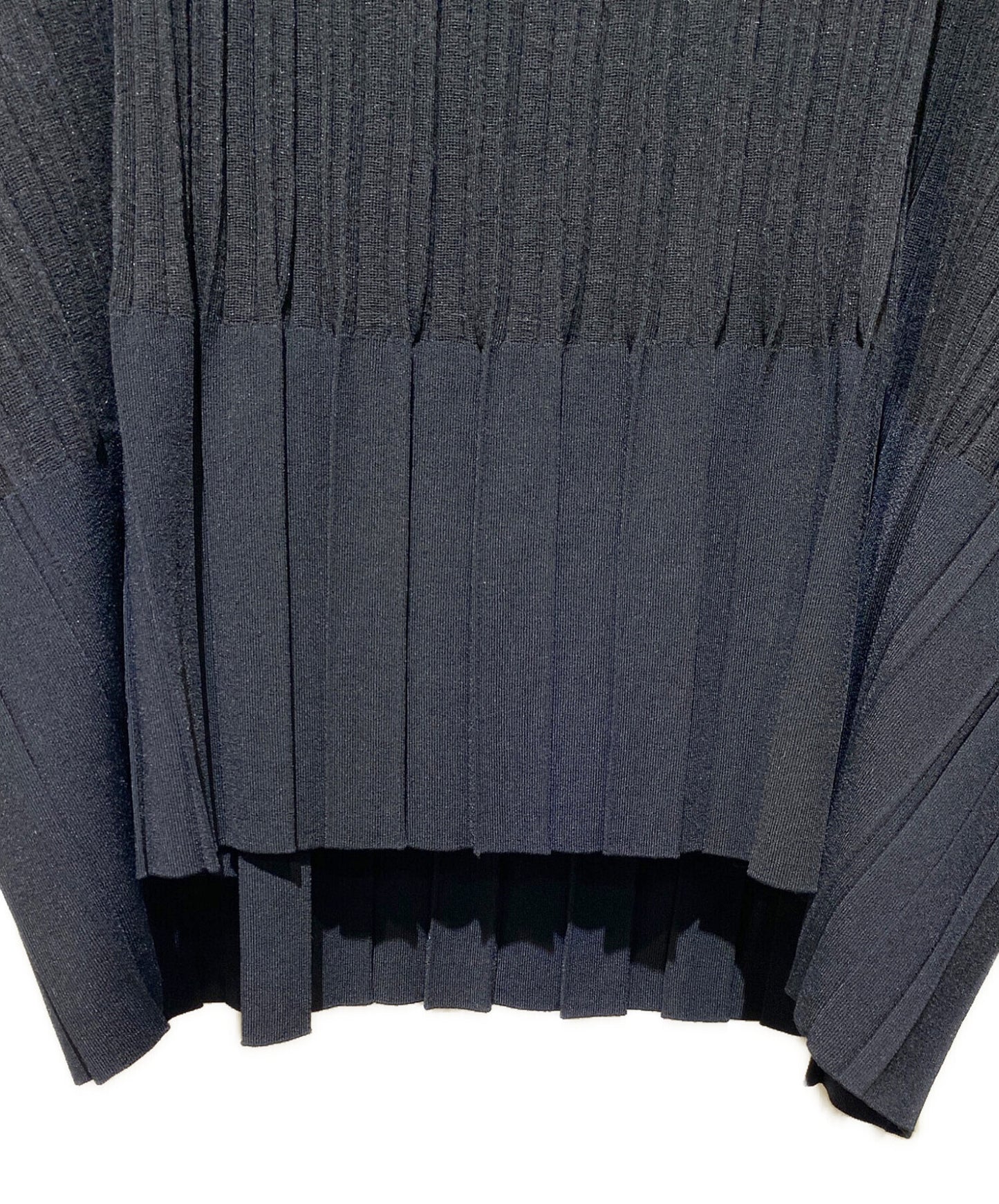 [Pre-owned] CHANEL Coco Mark Pleated Blouse P47628