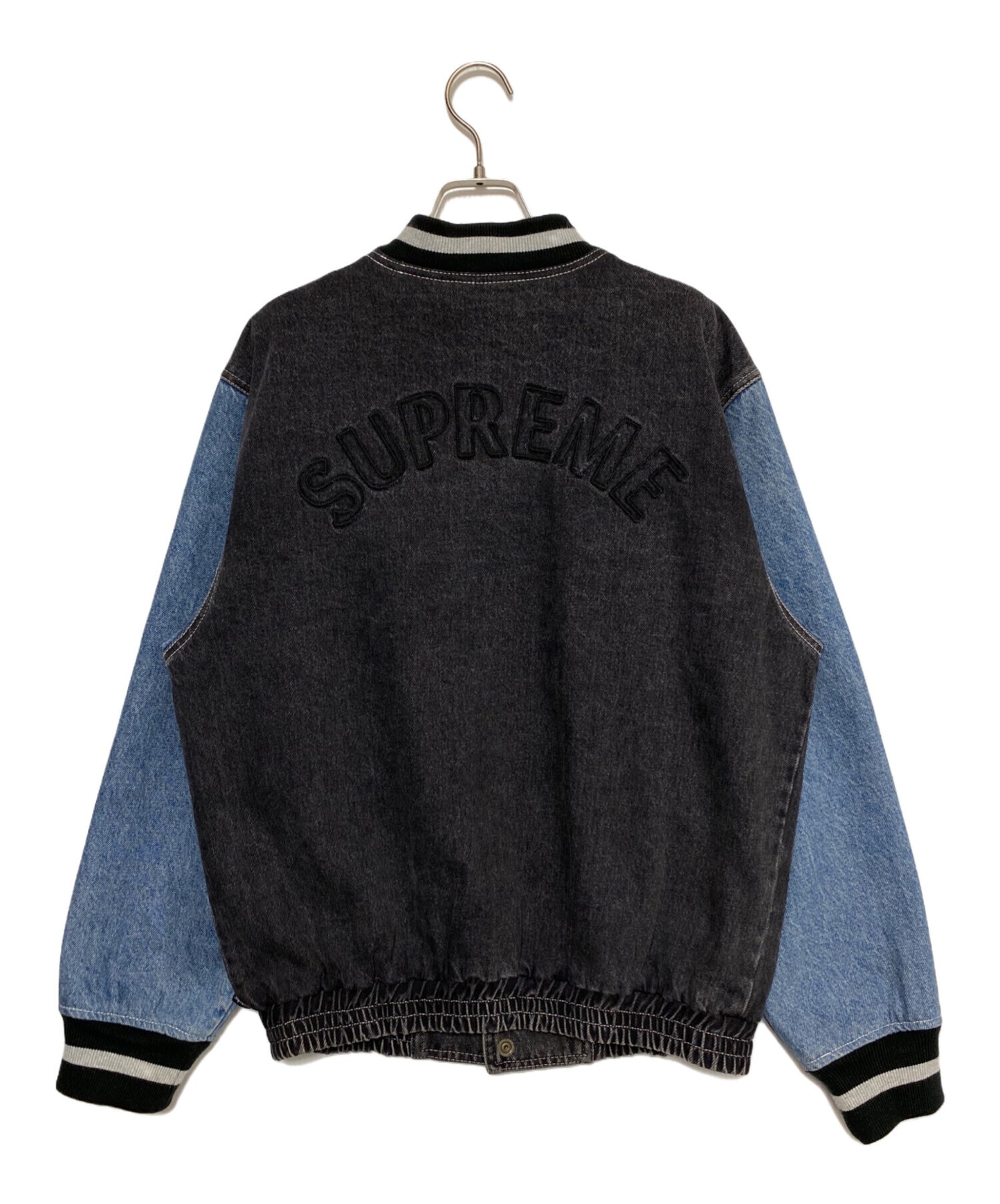 [Pre-owned] SUPREME Denim Varsity Jacket