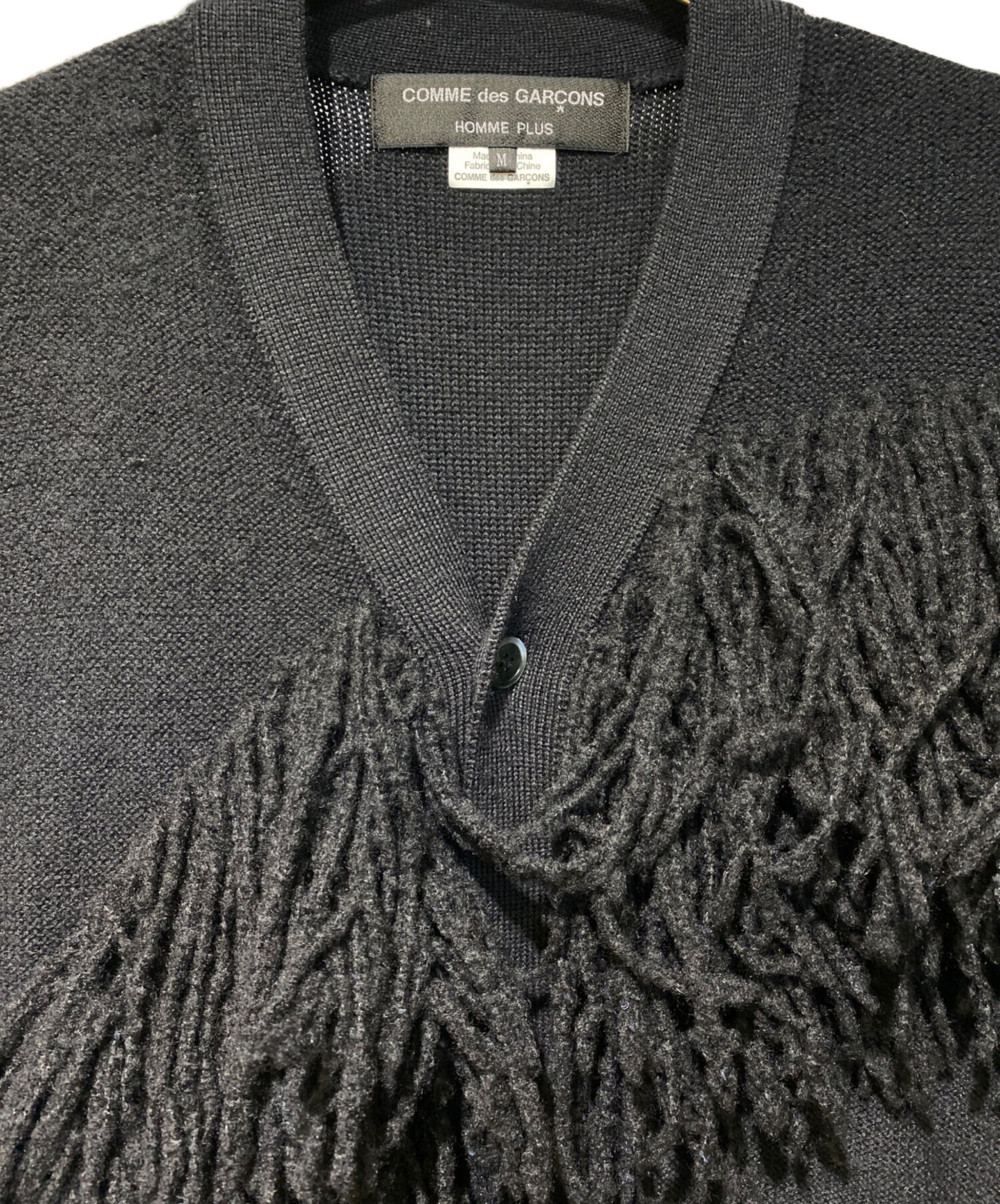 [Pre-owned] COMME des GARCONS HOMME PLUS Fringe Knit Cardigan PL-N004/AD2023