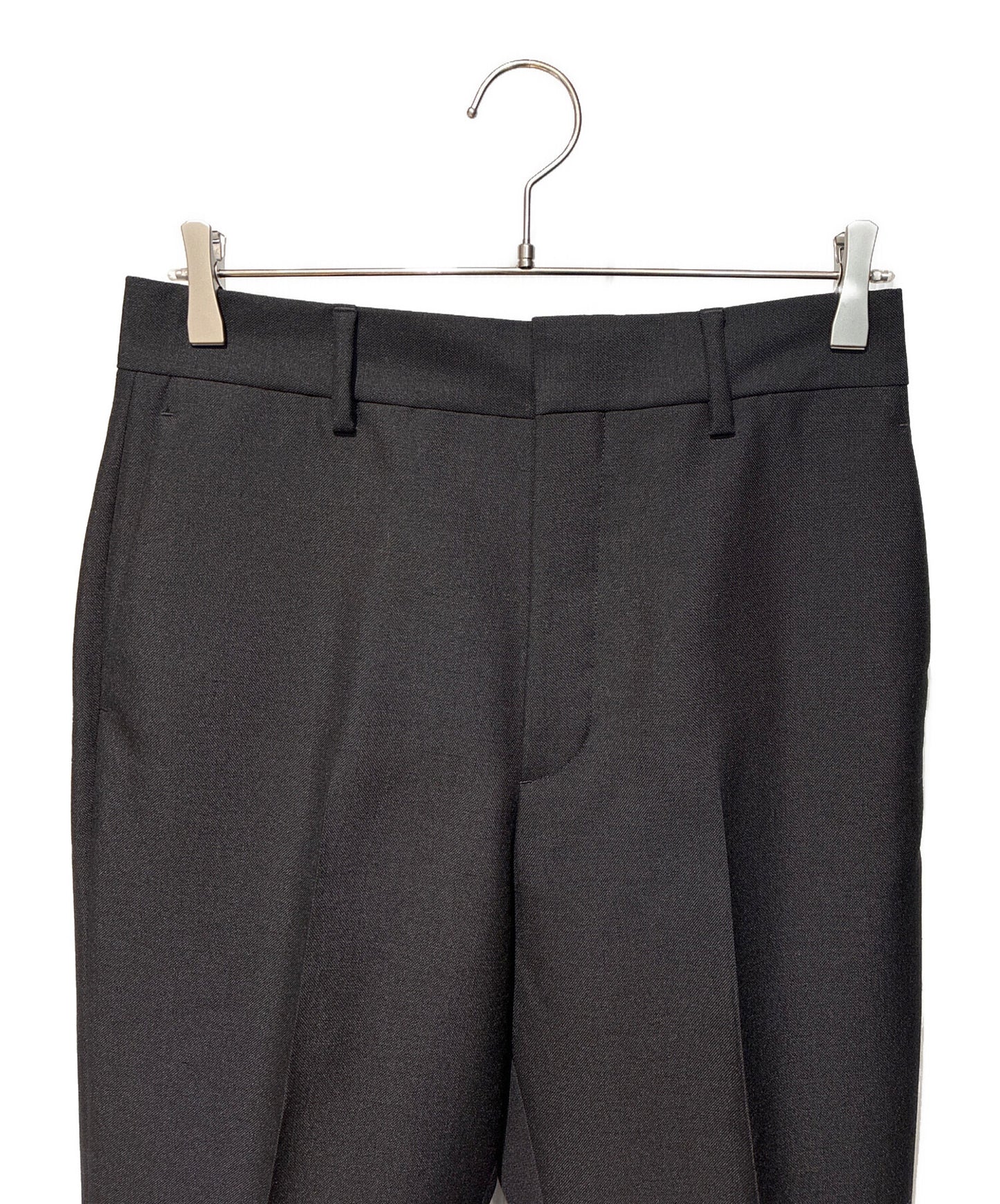 [Pre-owned] PRADA Wool mid-rise slim-cut tapered pants UP0234 S232