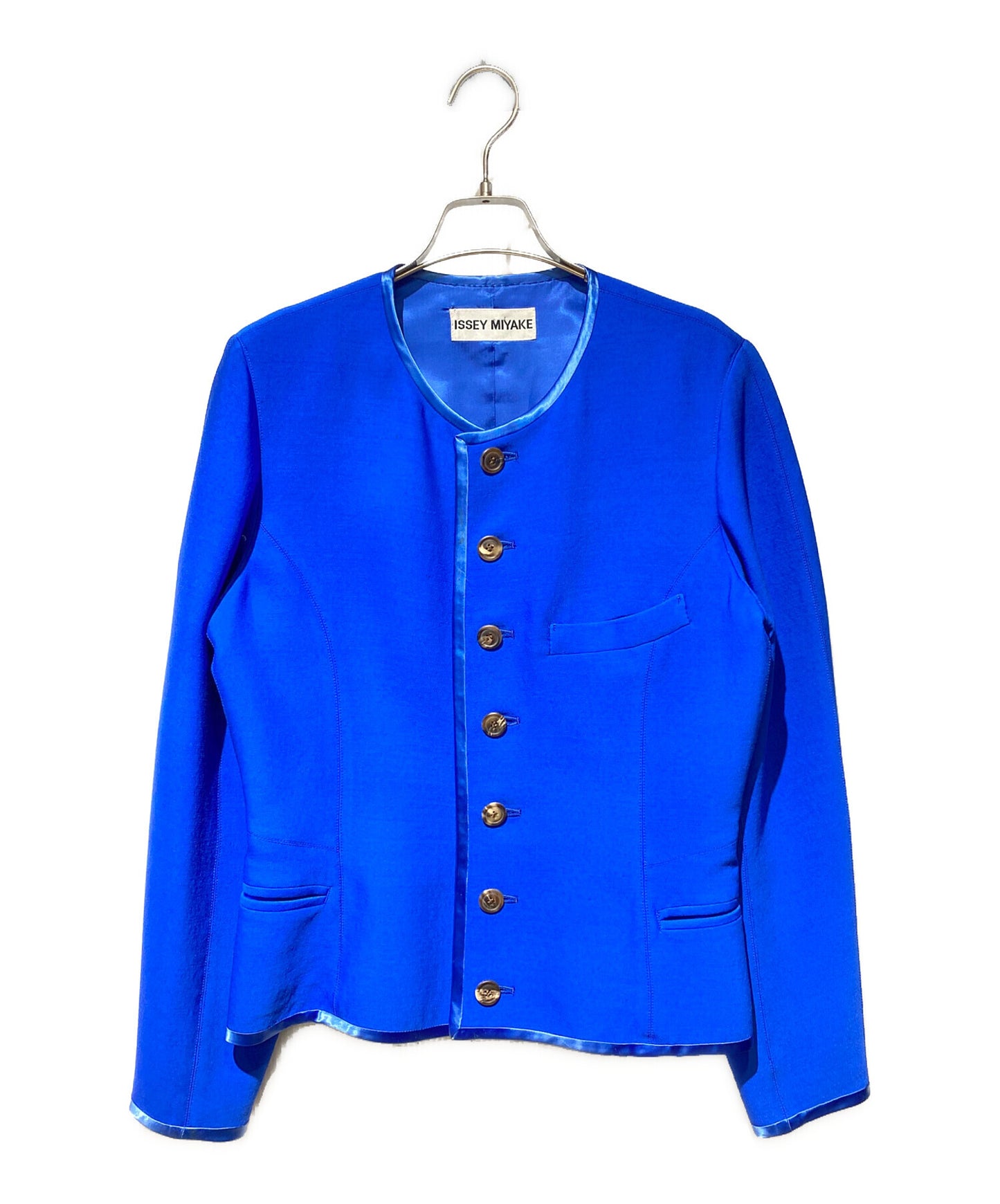 [Pre-owned] ISSEY MIYAKE collarless jacket IM63-FD031