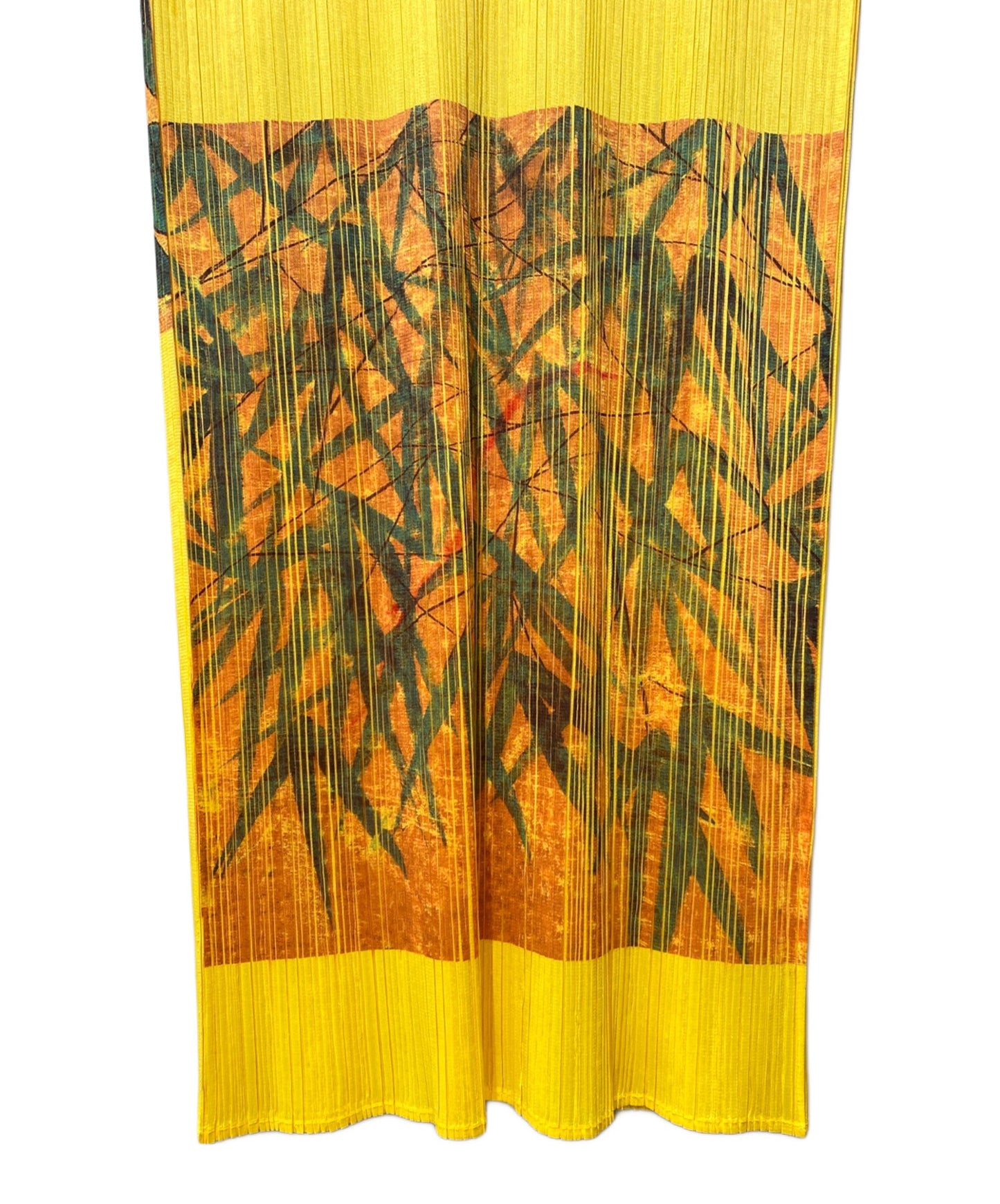 [Pre-owned] PLEATS PLEASE Sleeveless dress with all-over pattern PP89-JH216