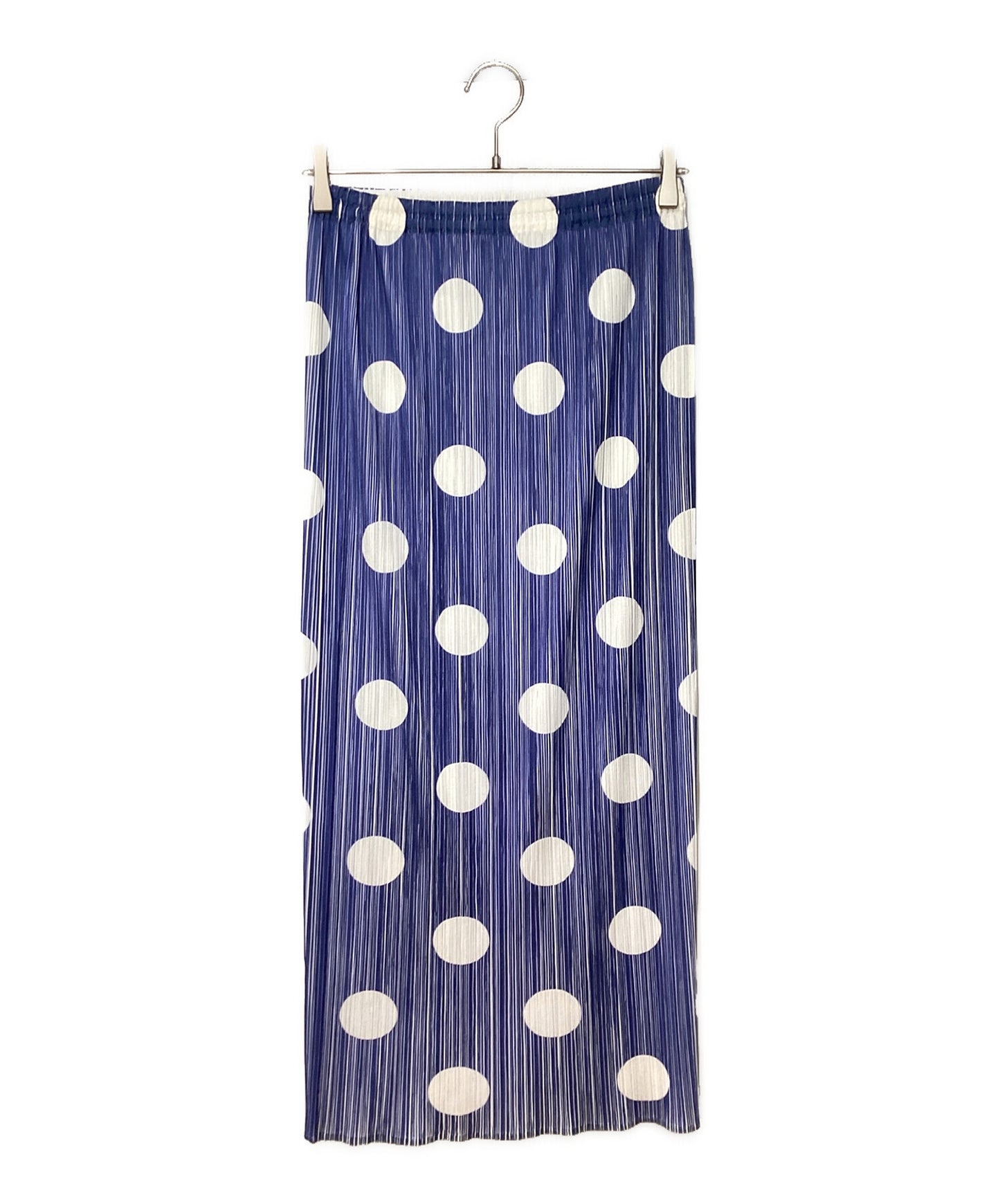 [Pre-owned] PLEATS PLEASE Dot-patterned long skirt PP72-JG713