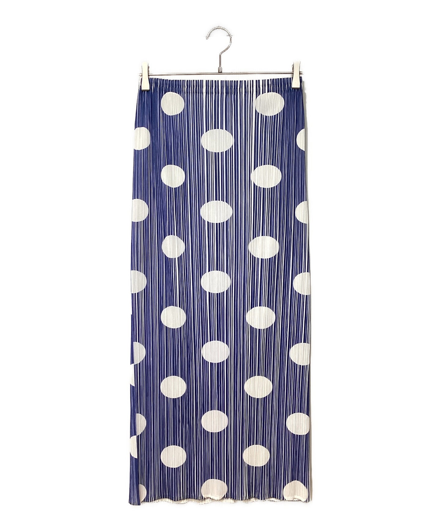 [Pre-owned] PLEATS PLEASE Dot-patterned long skirt PP72-JG713