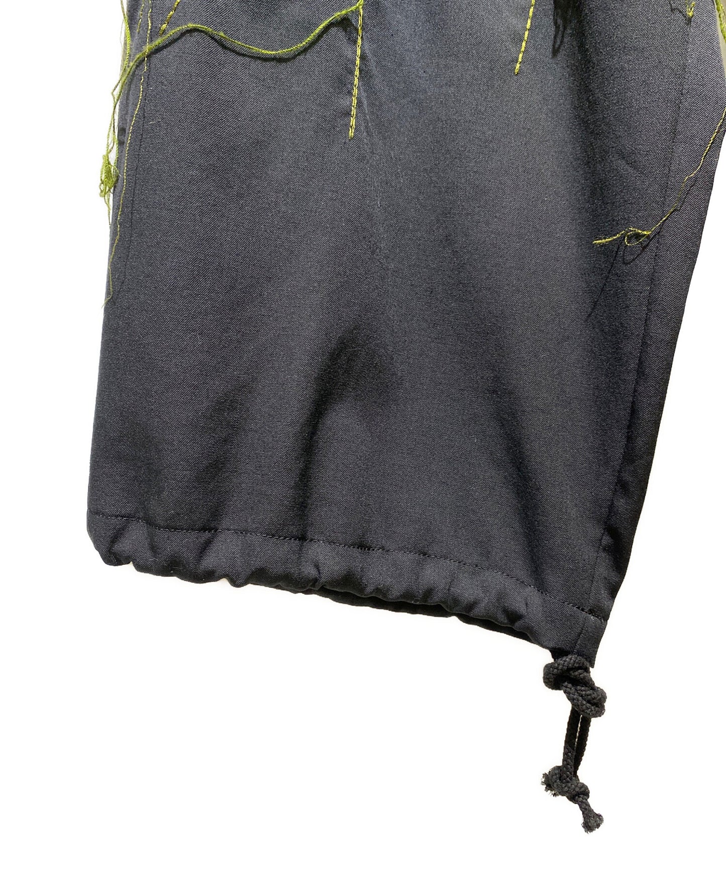 [Pre-owned] Y's Yellow Embroidered Balloon Pants YR-P16-100