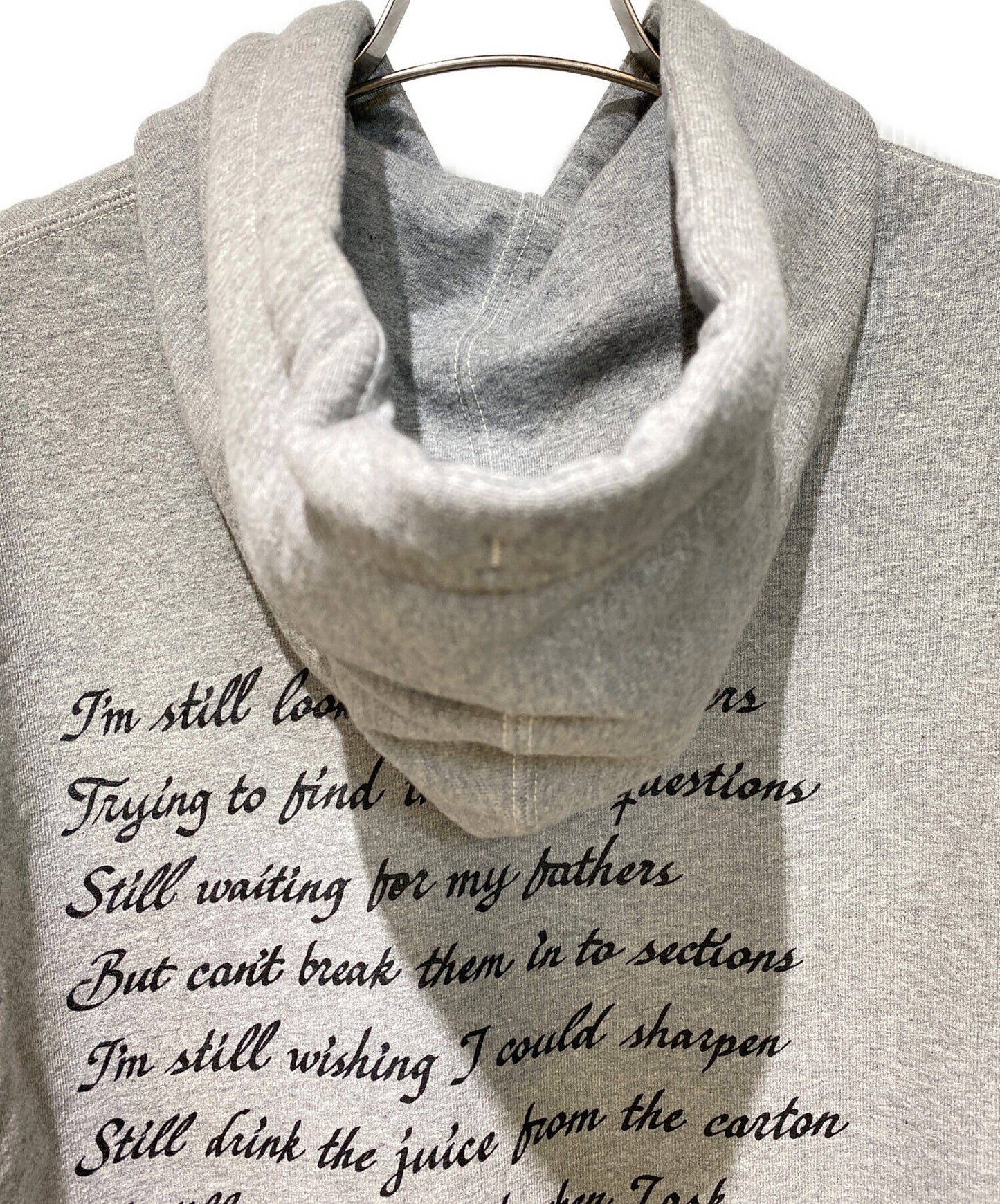 [Pre-owned] COMME des GARCONS JUNYA WATANABE MAN 21AW W name print hoodie WH-T101