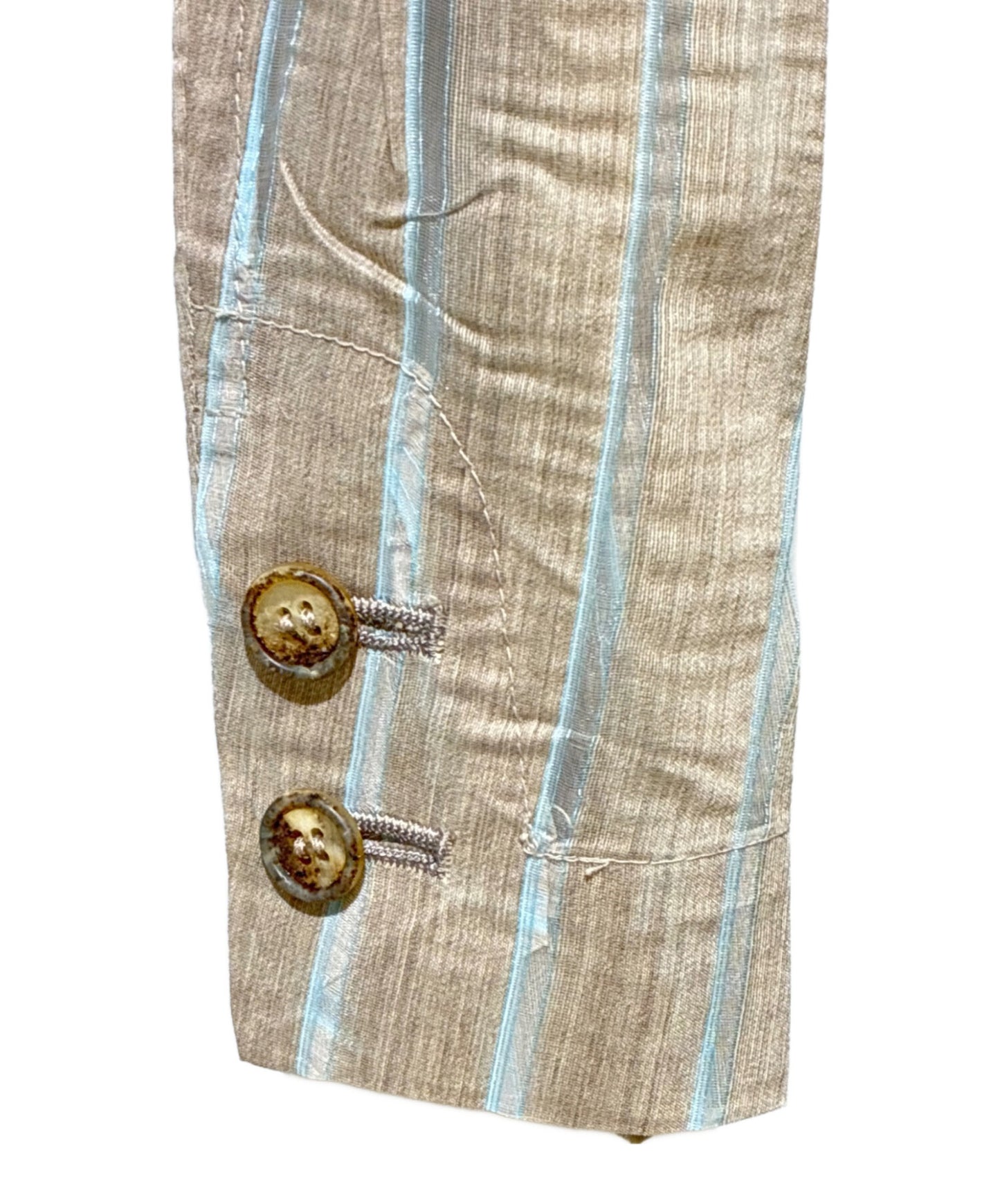 [Pre-owned] ISSEY MIYAKE Pleated Stripe Jacket IM92-FD926