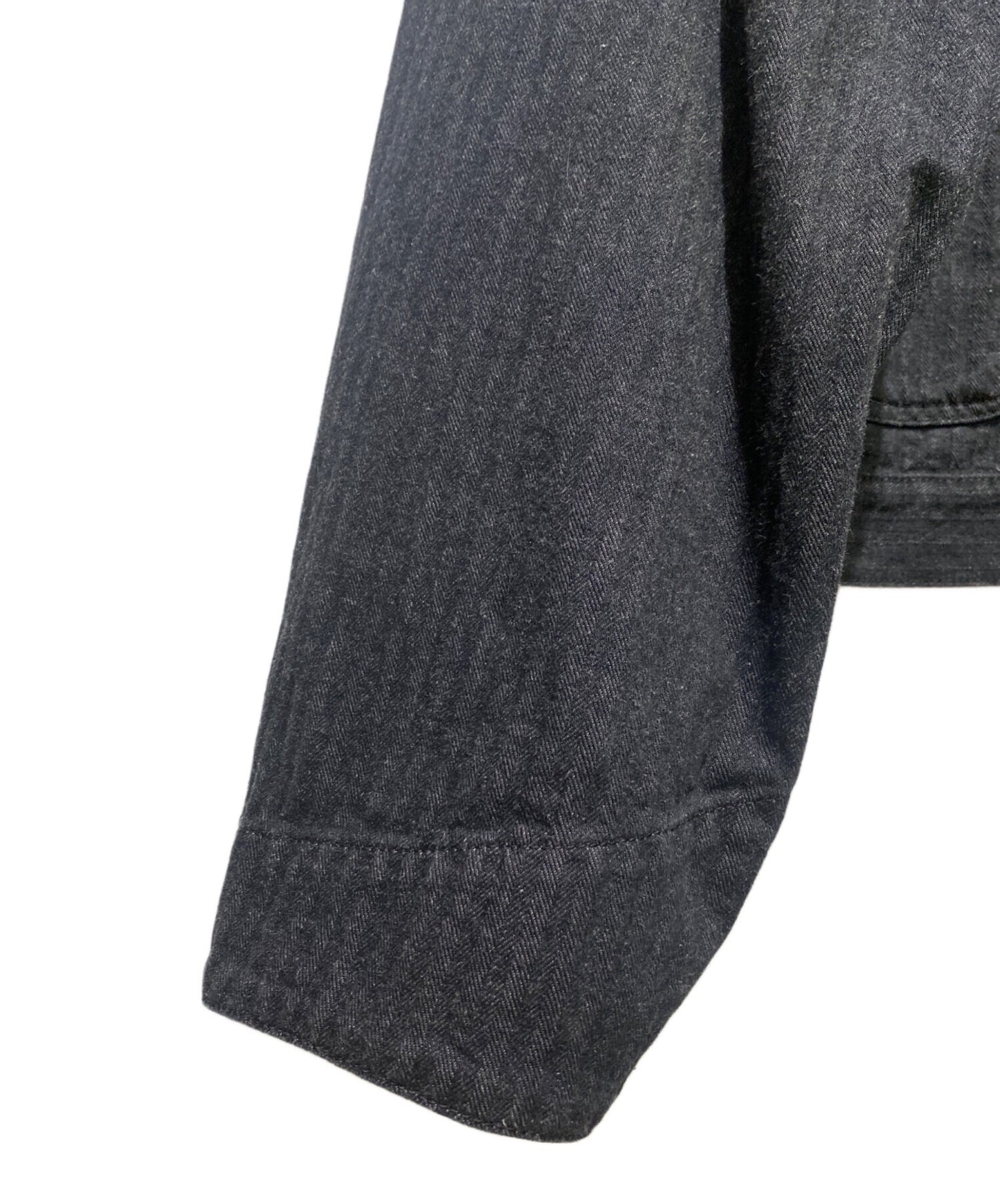 [Pre-owned] PRADA Logo Plate Denim Jacket GEB280 S000 16HD