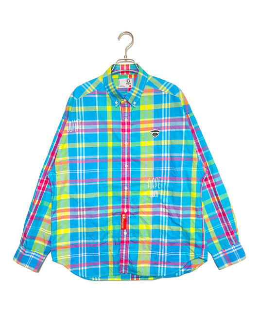 [Pre-owned] A BATHING APE checked shirt