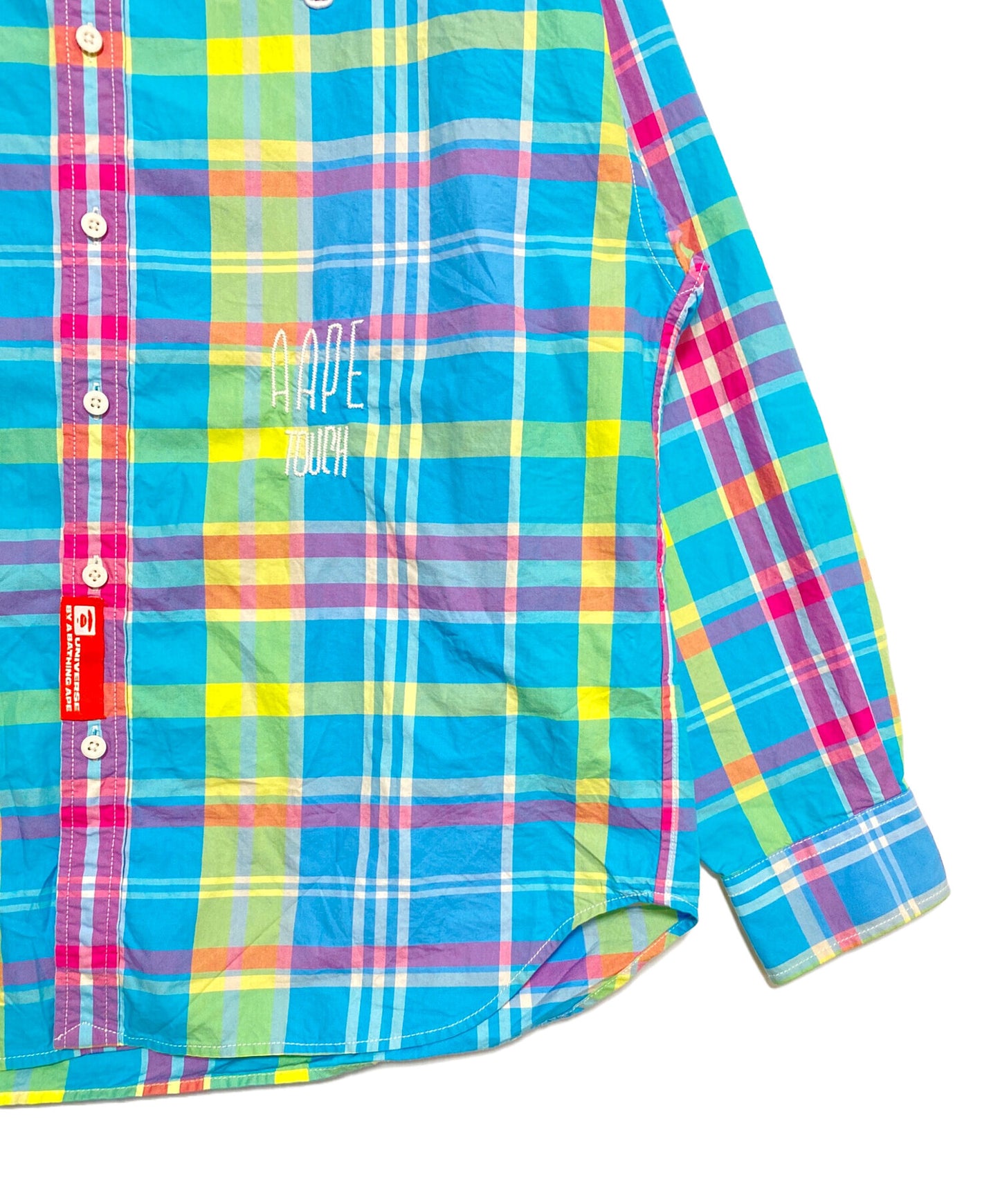 [Pre-owned] A BATHING APE checked shirt