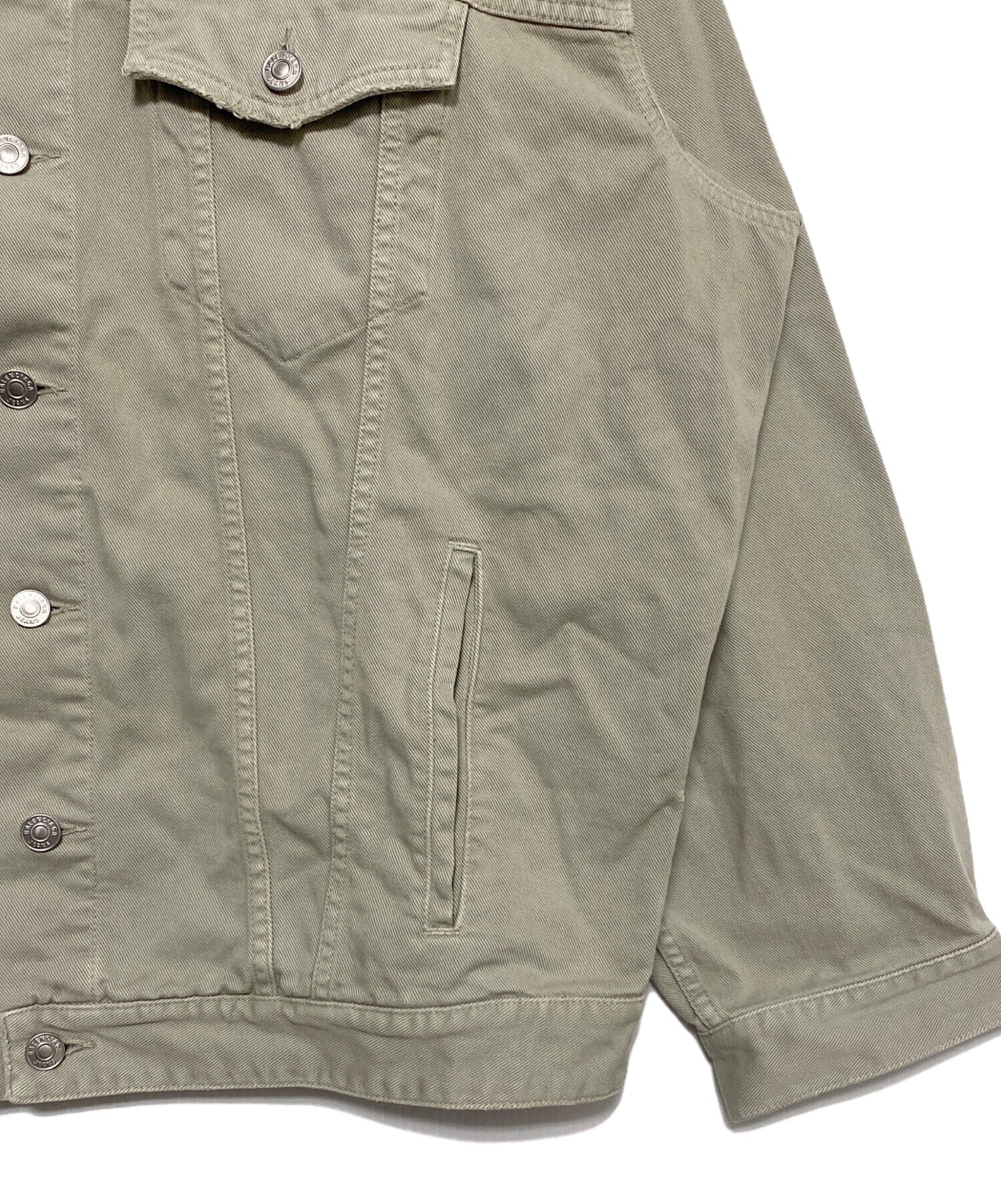 [Pre-owned] BALENCIAGA Oversize denim jacket 697778 TJW94