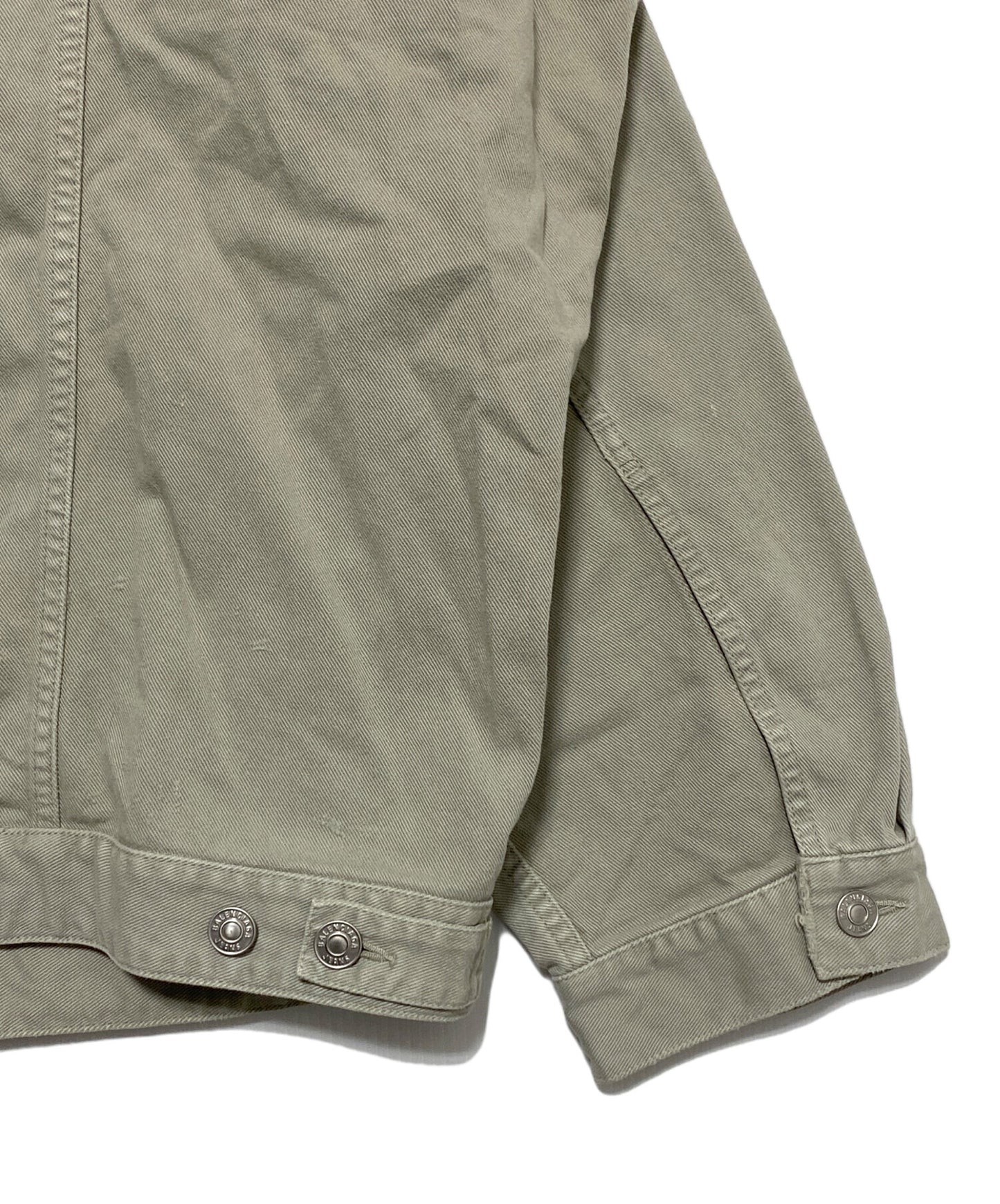 [Pre-owned] BALENCIAGA Oversize denim jacket 697778 TJW94