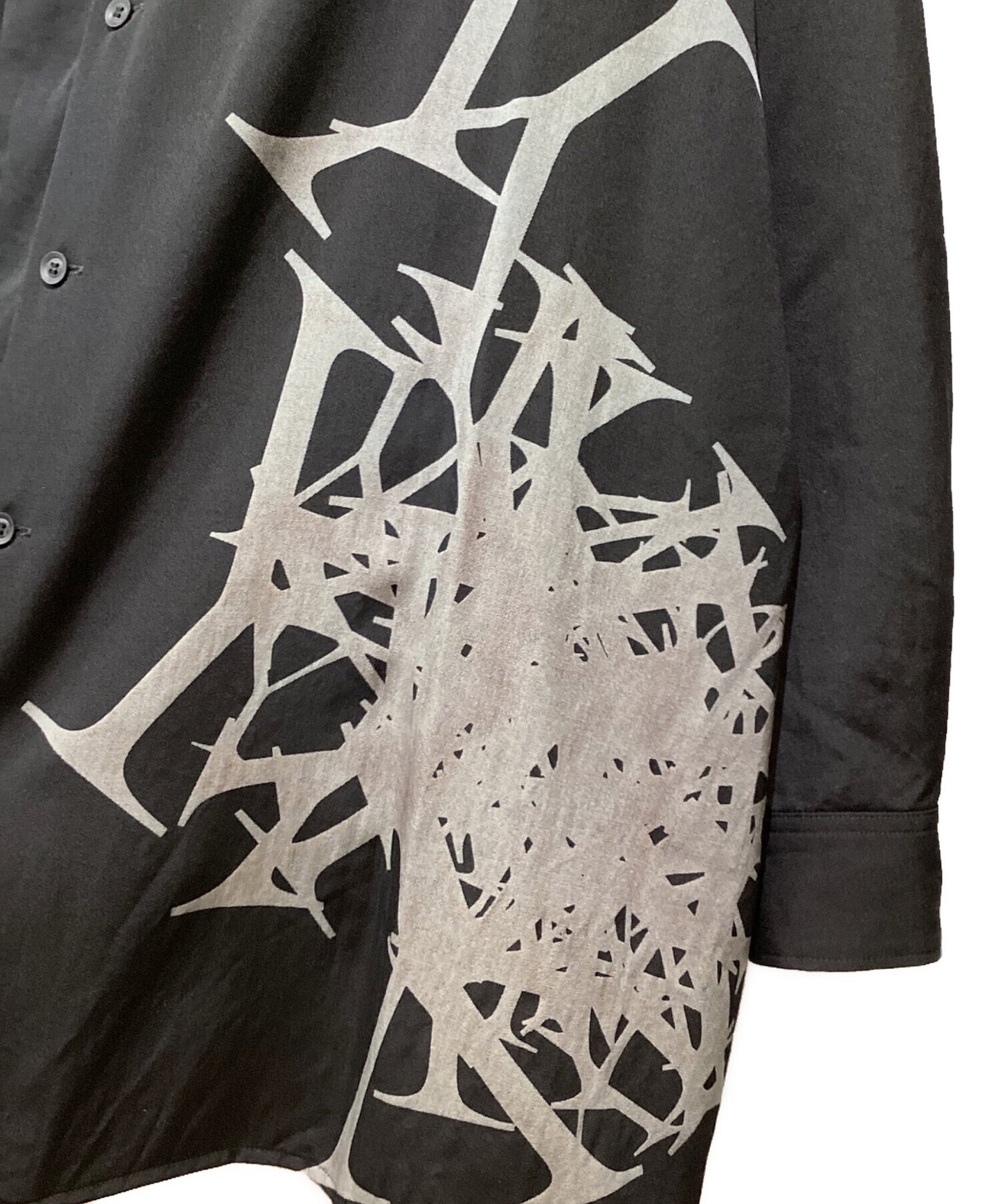 [Pre-owned] Yohji Yamamoto pour homme 24SS YY Extracted-dye shirt HS-B92-104