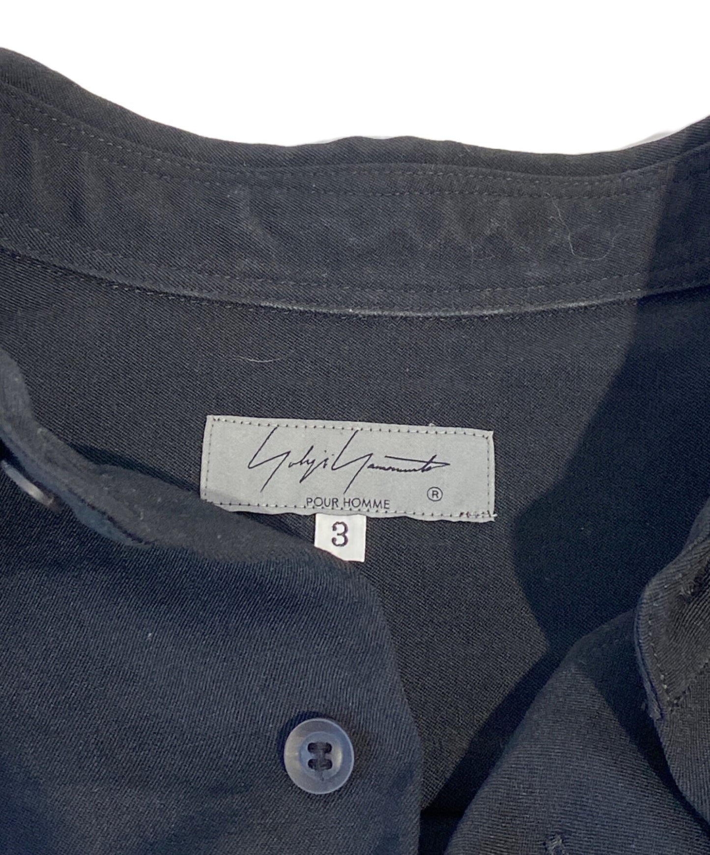 [Pre-owned] Yohji Yamamoto pour homme 24SS YY Extracted-dye shirt HS-B92-104