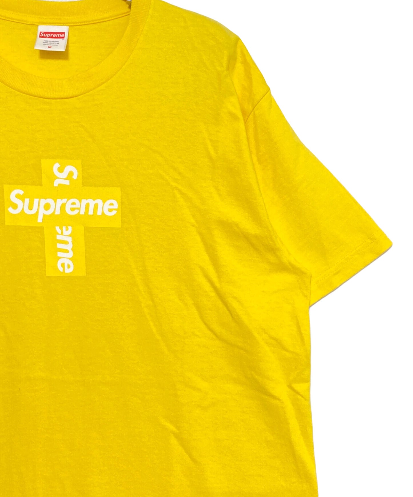 [Pre-owned] SUPREME Cross Box Logo Tee ( Cross Box Logo Tee )