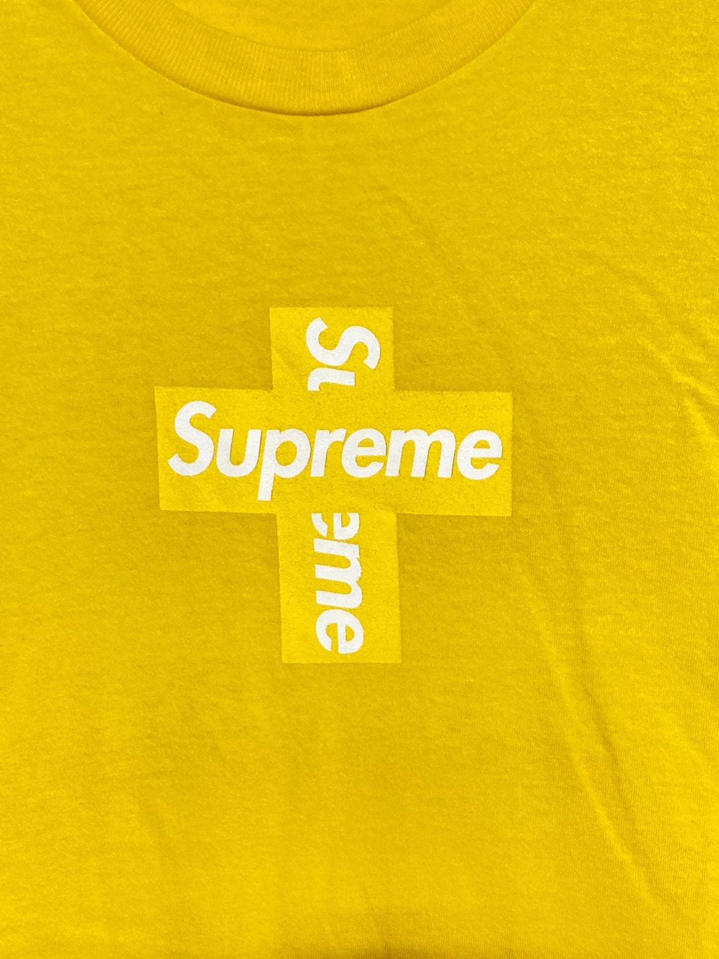 [Pre-owned] SUPREME Cross Box Logo Tee ( Cross Box Logo Tee )