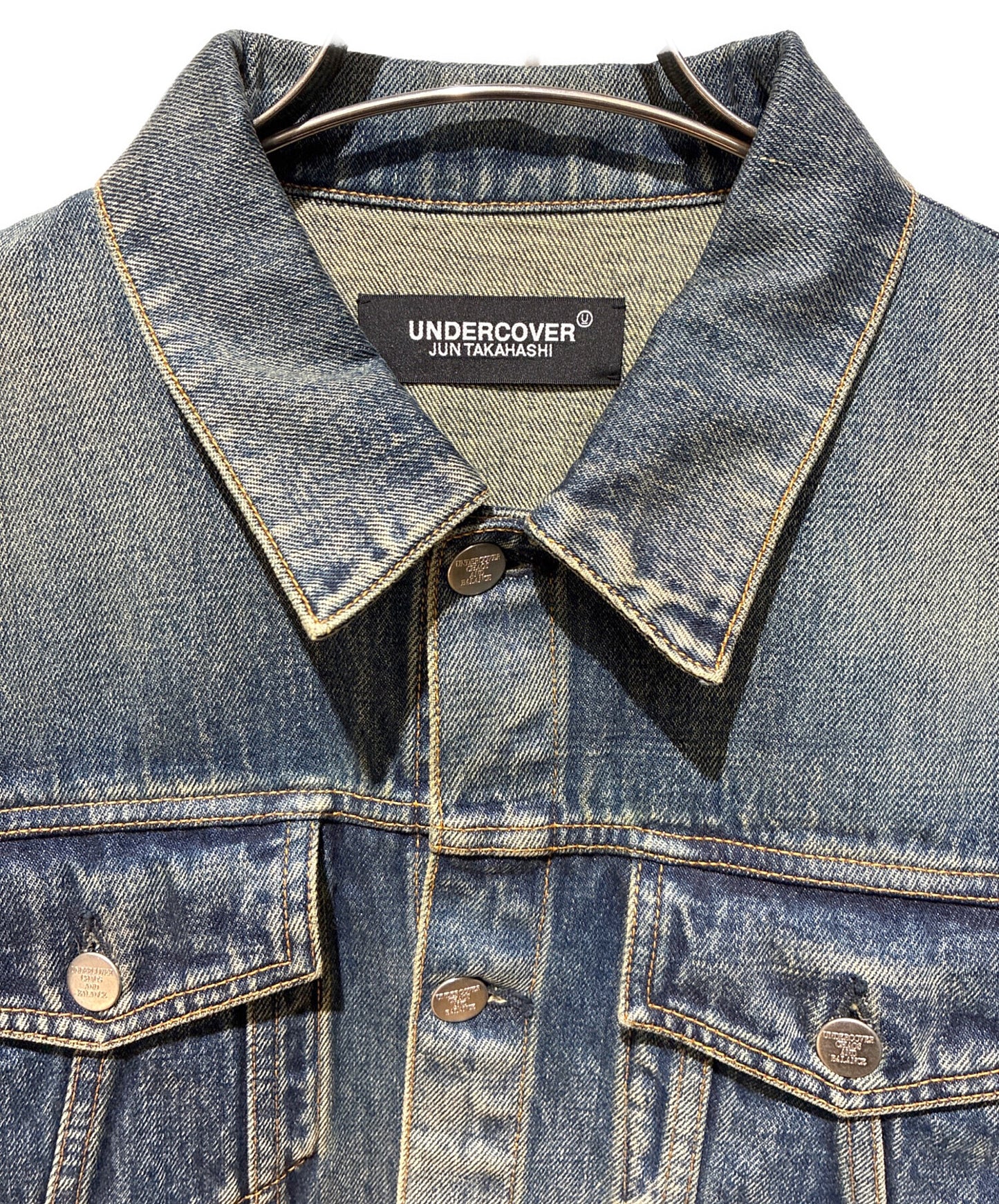 [Pre-owned] UNDERCOVER 24AW TWIN PEAKS Photo Patch Denim Jacket UC2D9201-1