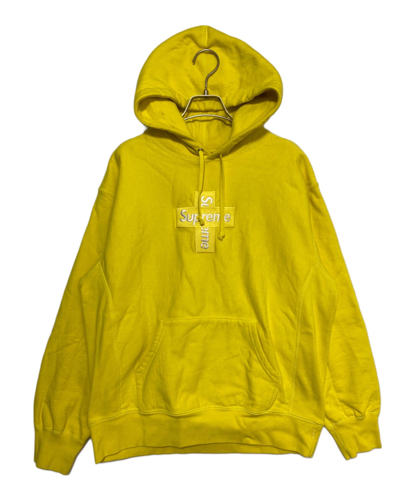[Pre-owned] SUPREME Cross Box Logo Hooded Sweatshirt