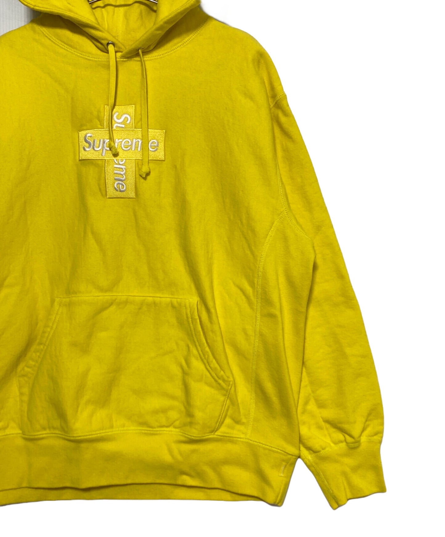[Pre-owned] SUPREME Cross Box Logo Hooded Sweatshirt