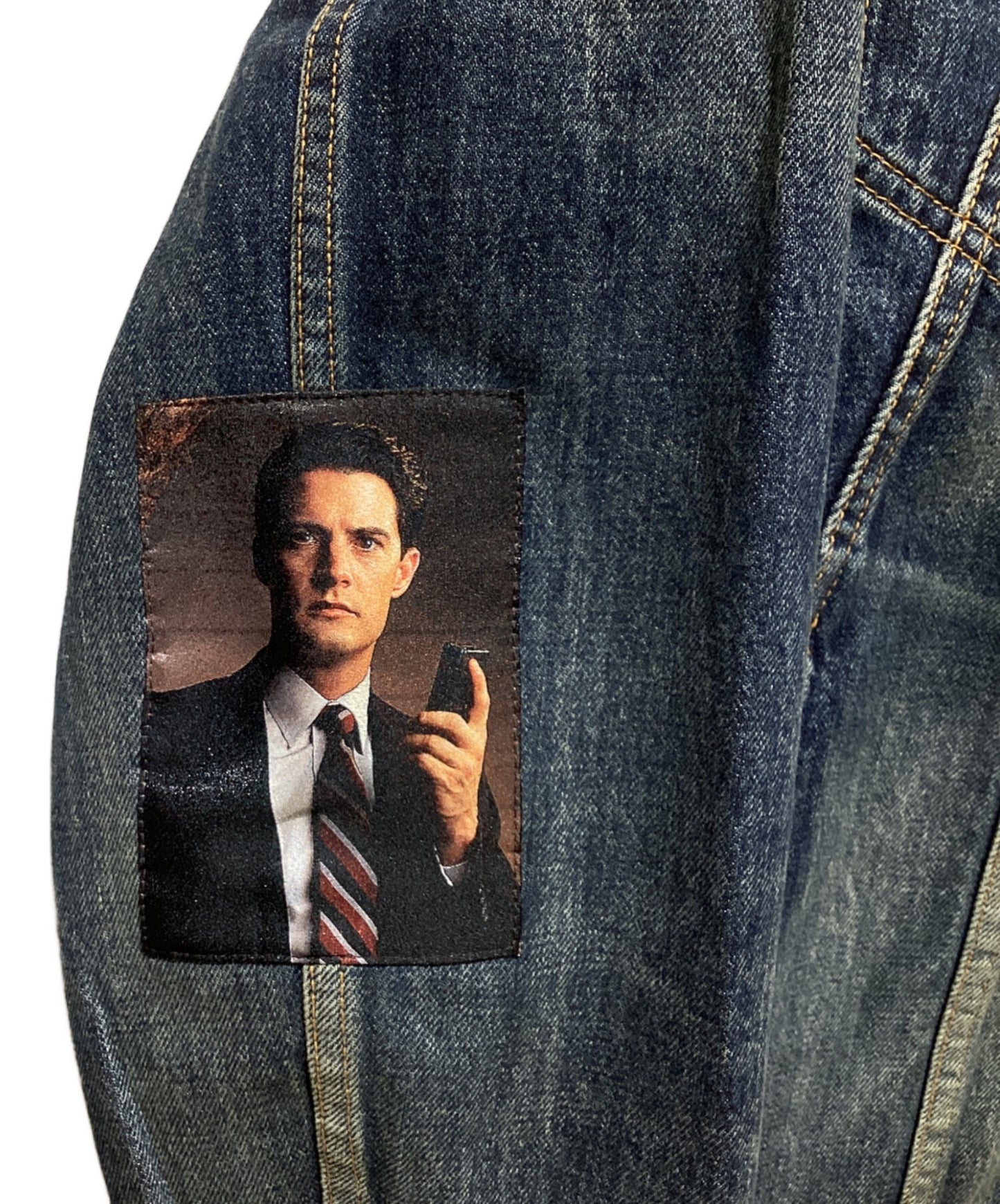 [Pre-owned] UNDERCOVER 24AW TWIN PEAKS Photo Patch Denim Jacket UC2D9201