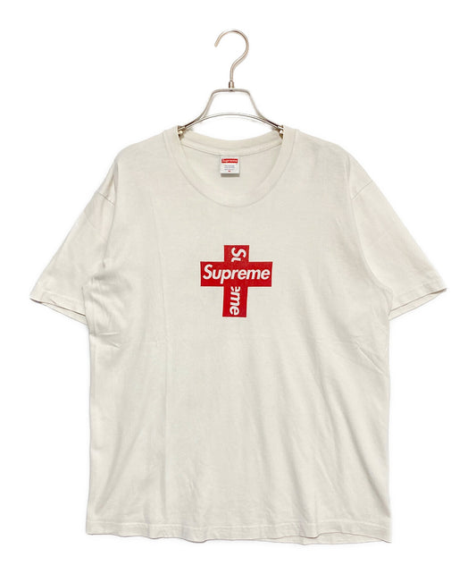 [Pre-owned] SUPREME Cross Box Logo Tee ( Cross Box Logo Tee )