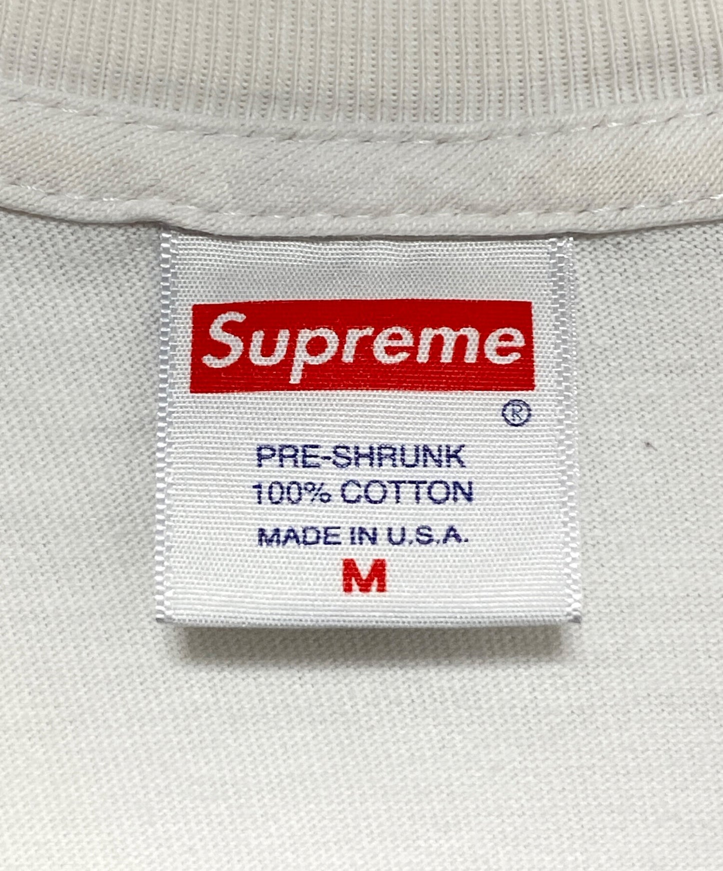 [Pre-owned] SUPREME Cross Box Logo Tee ( Cross Box Logo Tee )
