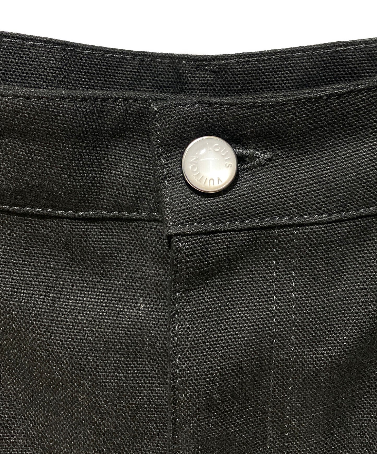 [Pre-owned] LOUIS VUITTON 25SS Logo stitch work denim pants RM251MQ LPJ HSP47W