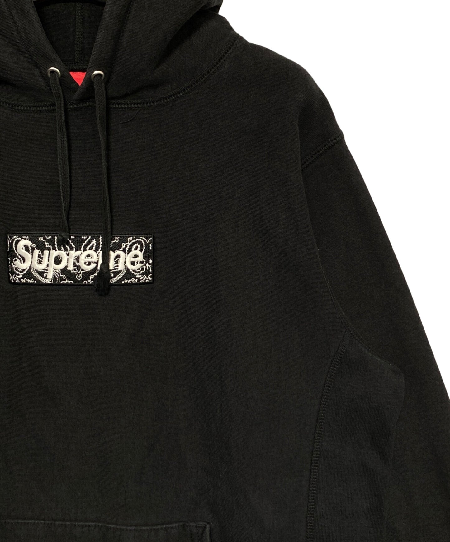 [Pre-owned] SUPREME Bandana Box Logo Hooded Sweatshirt