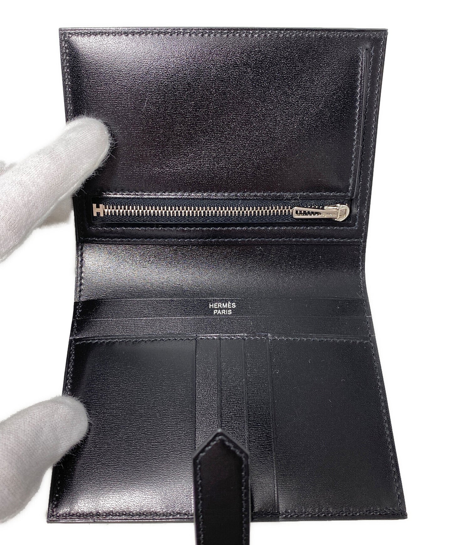 [Pre-owned] HERMES Bearn Compact K:2025