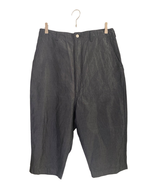 [Pre-owned] COMME des GARCONS HOMME Cotton Linen Wide Cropped Pants HO-P023-051-1-2