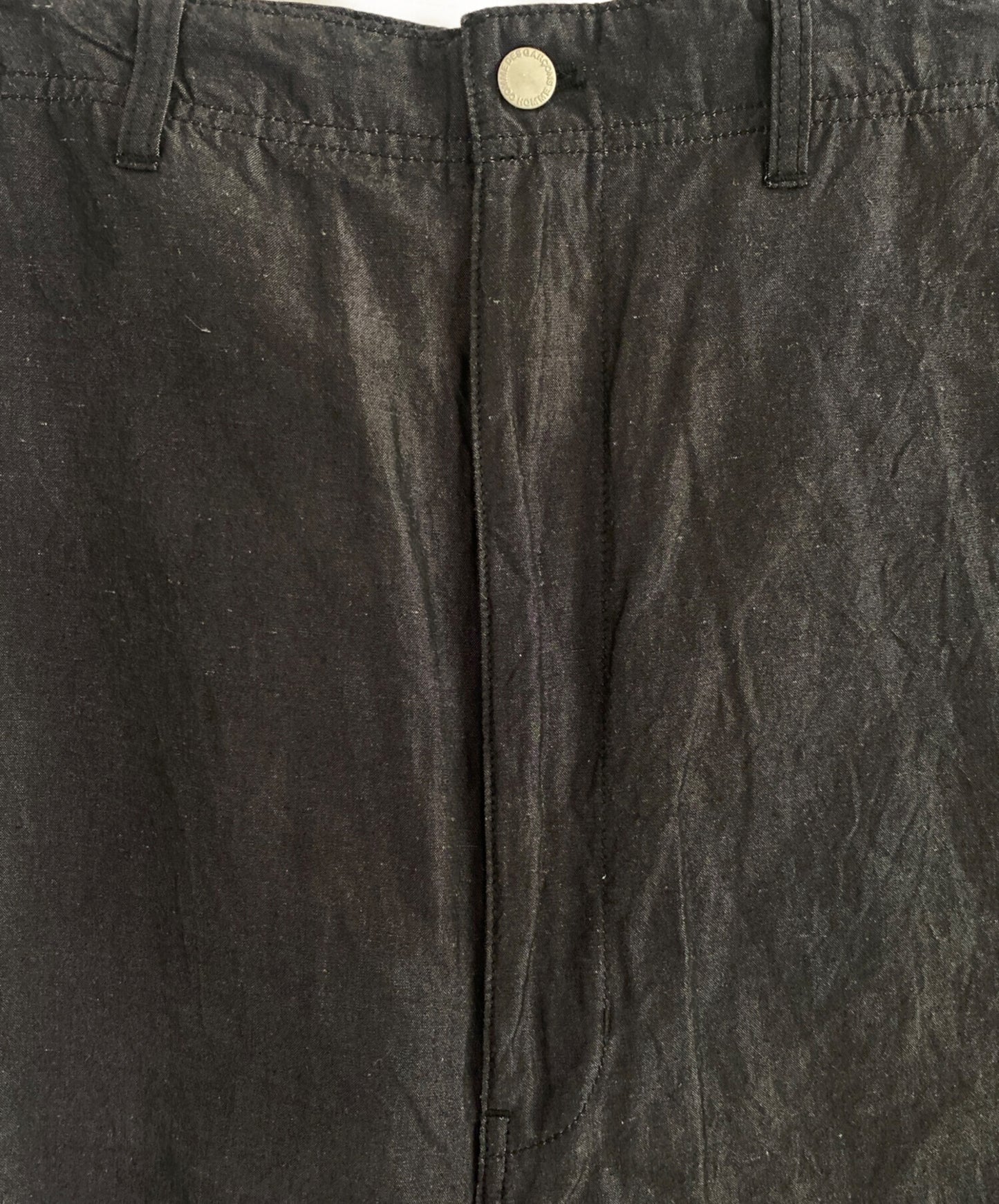 [Pre-owned] COMME des GARCONS HOMME Cotton Linen Wide Cropped Pants HO-P023-051-1-2