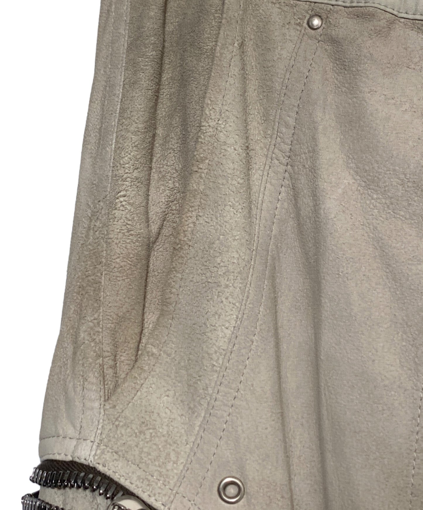 [Pre-owned] RICK OWENS Lamb leather Bauhaus cargo pants RU21S6377-LBA