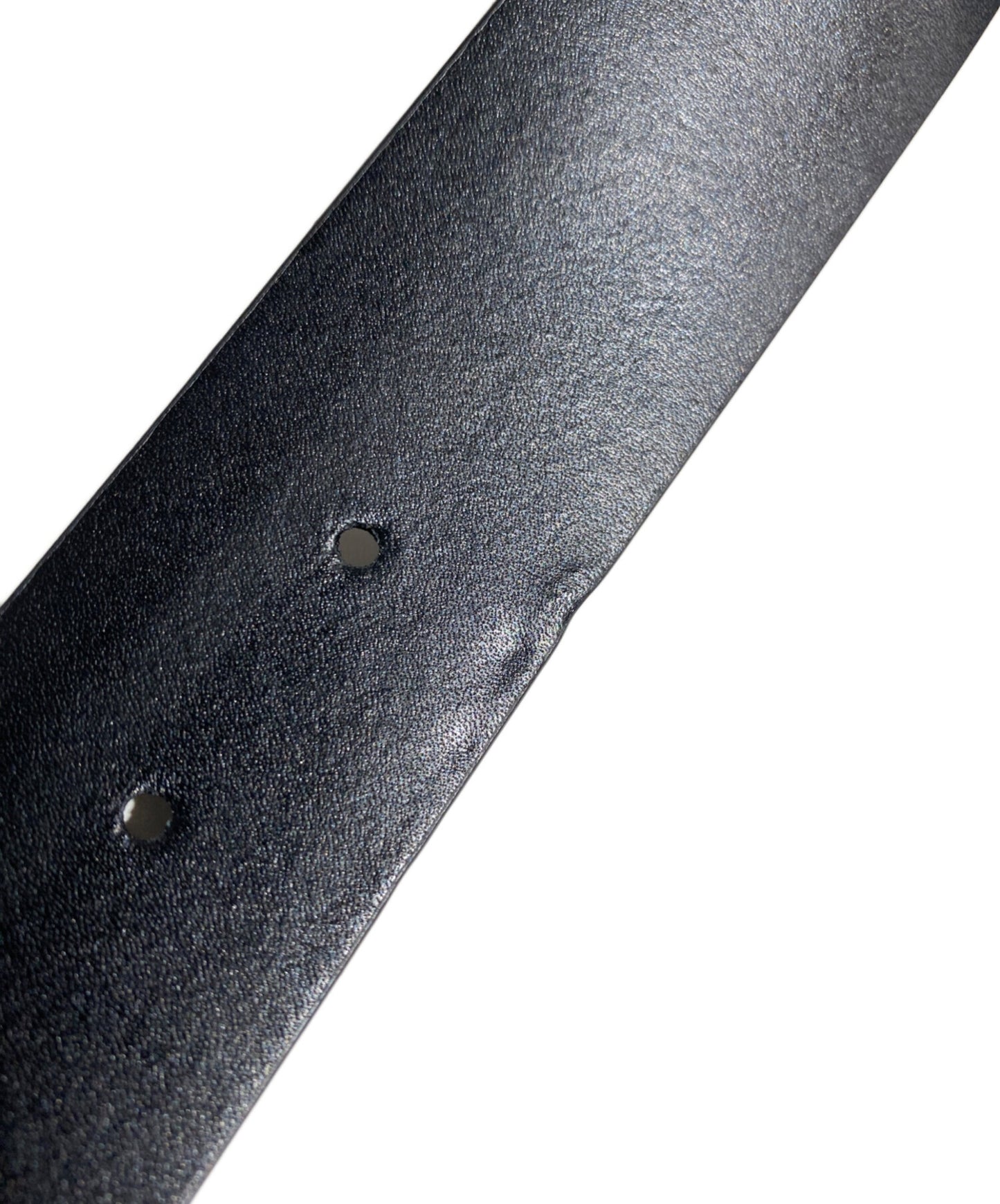 [Pre-owned] CELINE Logo-printed leather belt S-NE-0212