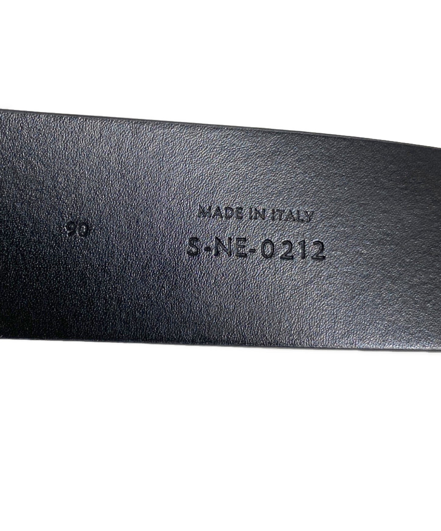 [Pre-owned] CELINE （Logo printed leather belt) S-NE-0212